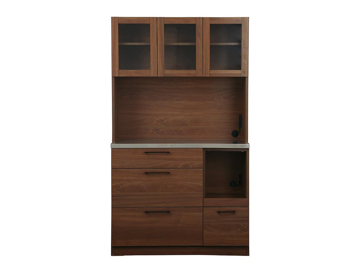 【ノラ/nora / GOODS】のLINDT DINING BOARD / リンツ オープンダイニングボード 幅110cm インテリア・キッズ・メンズ・レディースファッション・服の通販 founy(ファニー) 　ガラス　Glass, Glassware　シンプル　Simple, Minimal　テーブル　Table, Dining Table　マグネット　Magnet, Magnetic Closure　ホーム・キャンプ・アウトドア・お取り寄せ　Home Living / Home & Lifestyle / Camping Gear / Outdoor Camping　キッチン・ダイニング　Kitchen & Dining Essentials. Stylish & Functional Tableware　キッチン収納　Kitchen Storage　キッチン収納・食器棚・レンジ台　Kitchen Cabinet　ホーム・キャンプ・アウトドア・お取り寄せ　Home Living / Home & Lifestyle / Camping Gear / Outdoor Camping　キッチン・ダイニング　Kitchen & Dining Essentials. Stylish & Functional Tableware　キッチン家電・キッチン用品　Kitchen Appliances & Tools　マグカップ・カップ&ソーサー・陶器食器　Mugs / Cups and Saucers / Ceramic Drinkware　本体ブラウン(ウォールナット柄)、取手ブラック|ID: prp329100004921229 ipo3291000000036920180