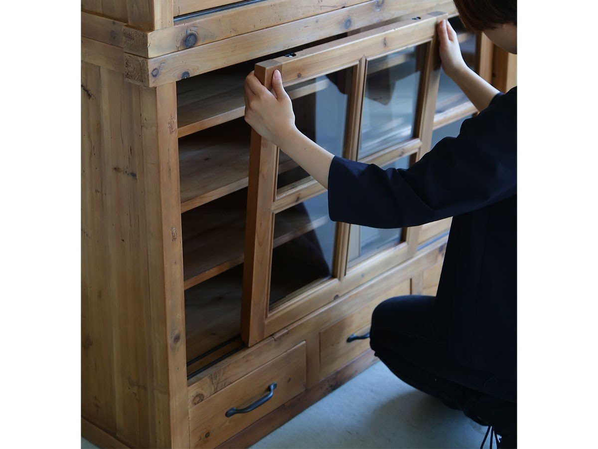 【ノットアンティークス/knot antiques / CRASH GATE / GOODS】のGARAKU CABINET / ガラク キャビネット 幅179cm インテリア・キッズ・メンズ・レディースファッション・服の通販 founy(ファニー) 　ガラス　Glass, Glassware　ホーム・キャンプ・アウトドア・お取り寄せ　Home Living / Home & Lifestyle / Camping Gear / Outdoor Camping　家具・インテリア　Home Furniture & Interior. Stylish & Functional Living Spaces　収納家具・キャビネット　Storage Furniture　収納キャビネット・扉付き棚　Cabinet / Storage Cabinet　|ID: prp329100004921231 ipo3291000000036920201