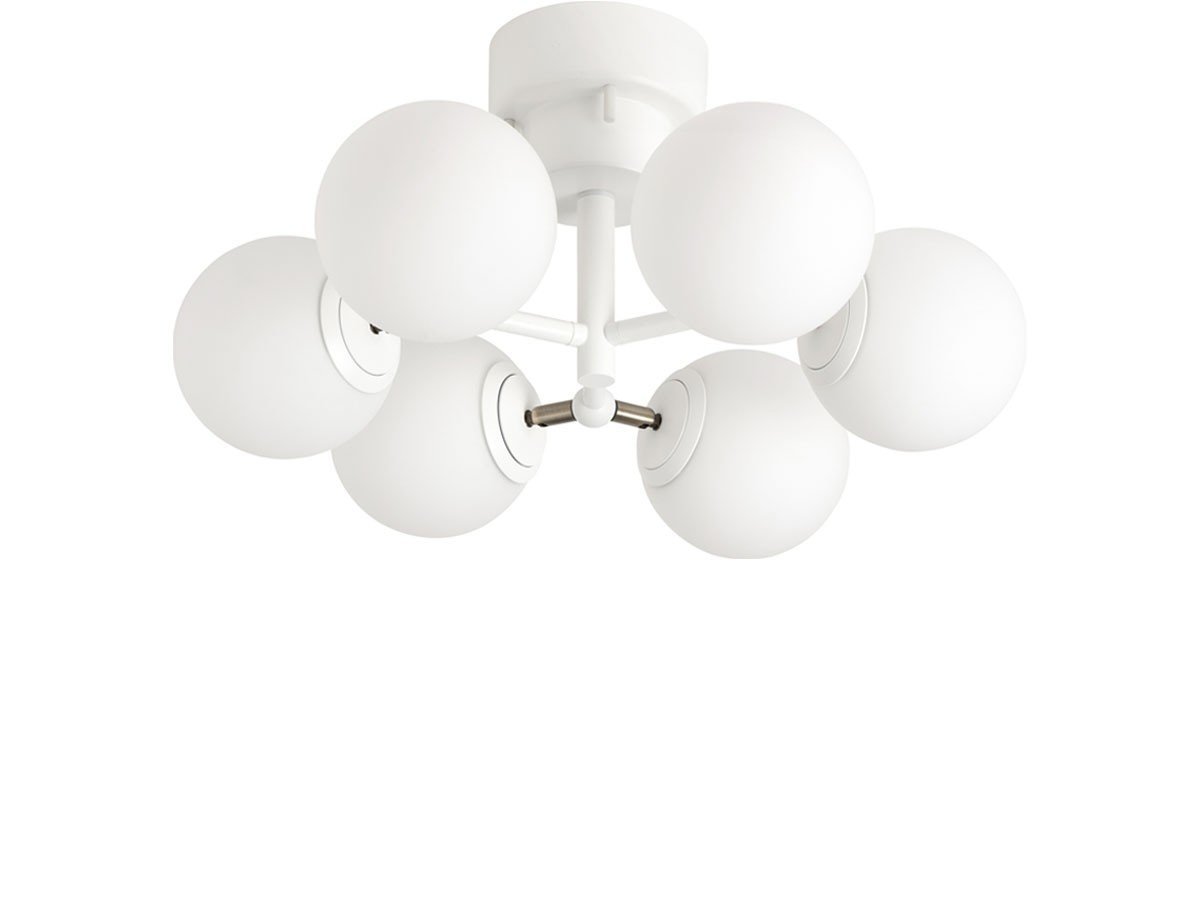 【フライミー ベーシック/FLYMEe BASIC / GOODS】のCEILING LIGHT / シーリングライト #115349 インテリア・キッズ・メンズ・レディースファッション・服の通販 founy(ファニー) 　送料無料　Free Shipping　ガラス　Glass, Glassware　ランダム　Random, Irregular　ホーム・キャンプ・アウトドア・お取り寄せ　Home Living / Home & Lifestyle / Camping Gear / Outdoor Camping　家具・インテリア　Home Furniture & Interior. Stylish & Functional Living Spaces　ライト・照明　Lamps & Lighting Fixtures　シーリングライト・天井照明　Ceiling Light / Flush Mount Light　ホワイト / ミルクガラス、付属電球:なし|ID: prp329100004921467 ipo3291000000036923772