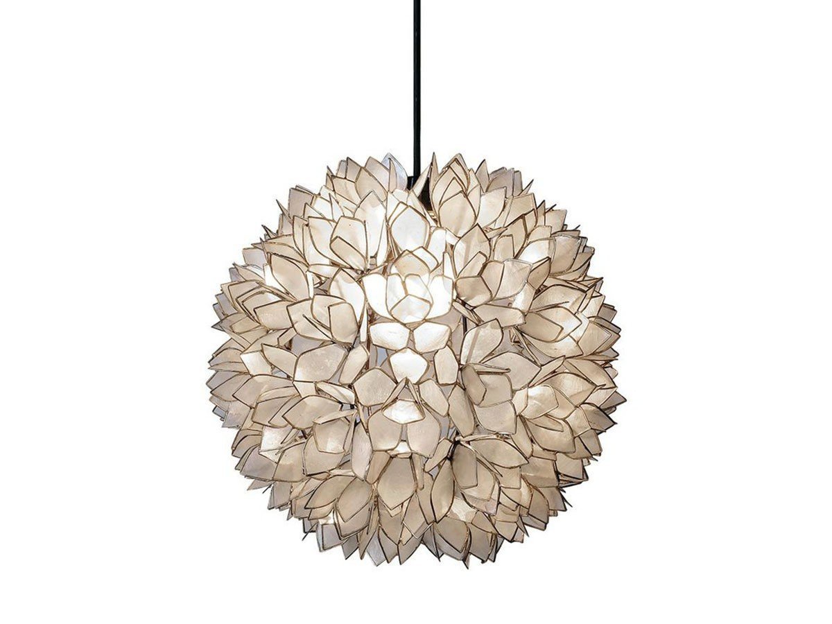 【カジャ/KAJA / GOODS】のShell Flower Lamp / シェル フラワーランプ Lサイズ インテリア・キッズ・メンズ・レディースファッション・服の通販 founy(ファニー) 　おすすめ　Recommended / Our Picks　バランス　Balance, Style Balance　フラワー　Flower, Floral　ホーム・キャンプ・アウトドア・お取り寄せ　Home Living / Home & Lifestyle / Camping Gear / Outdoor Camping　家具・インテリア　Home Furniture & Interior. Stylish & Functional Living Spaces　ライト・照明　Lamps & Lighting Fixtures　ペンダントライト・吊り下げ照明　Pendant Light / Hanging Light Fixture　ホワイト、コードブラック|ID: prp329100004921720 ipo3291000000036927469
