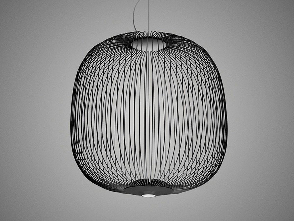 【フォスカリーニ/FOSCARINI / GOODS】のSpokes 2 Pendant / スポークス 2 ペンダント インテリア・キッズ・メンズ・レディースファッション・服の通販 founy(ファニー) 　送料無料　Free Shipping　シンプル　Simple, Minimal　フォルム　Silhouette, Form　メタル　Metal, Metal Parts　ホーム・キャンプ・アウトドア・お取り寄せ　Home Living / Home & Lifestyle / Camping Gear / Outdoor Camping　家具・インテリア　Home Furniture & Interior. Stylish & Functional Living Spaces　ライト・照明　Lamps & Lighting Fixtures　ペンダントライト・吊り下げ照明　Pendant Light / Hanging Light Fixture　ブラック|ID: prp329100004922198 ipo3291000000036932839