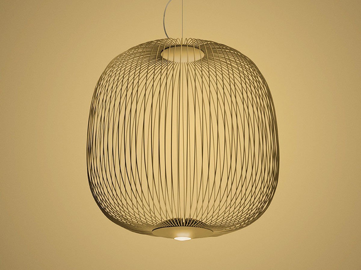 【フォスカリーニ/FOSCARINI / GOODS】のSpokes 2 Pendant / スポークス 2 ペンダント インテリア・キッズ・メンズ・レディースファッション・服の通販 founy(ファニー) 　送料無料　Free Shipping　シンプル　Simple, Minimal　フォルム　Silhouette, Form　メタル　Metal, Metal Parts　ホーム・キャンプ・アウトドア・お取り寄せ　Home Living / Home & Lifestyle / Camping Gear / Outdoor Camping　家具・インテリア　Home Furniture & Interior. Stylish & Functional Living Spaces　ライト・照明　Lamps & Lighting Fixtures　ペンダントライト・吊り下げ照明　Pendant Light / Hanging Light Fixture　ゴールド|ID: prp329100004922198 ipo3291000000036932844