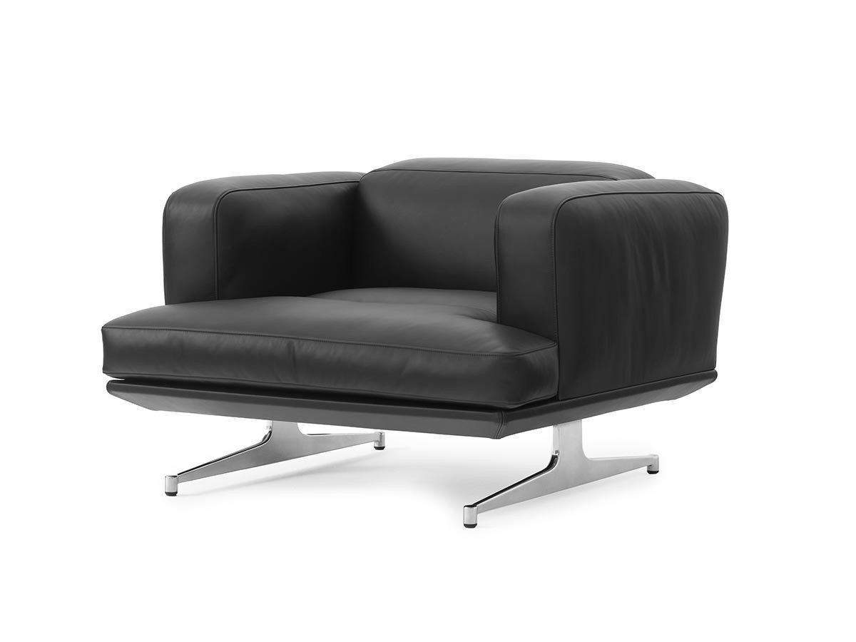 【アンドトラディション/&Tradition / GOODS】のInland AV21 / インランド AV21 インテリア・キッズ・メンズ・レディースファッション・服の通販 founy(ファニー) 　エレガント 上品　Elegant　フォルム　Silhouette, Form　フレーム　Frame, Outline　リラックス　Relax, Relaxed Fit　ワーク　Workwear, Utility Style　ホーム・キャンプ・アウトドア・お取り寄せ　Home Living / Home & Lifestyle / Camping Gear / Outdoor Camping　家具・インテリア　Home Furniture & Interior. Stylish & Functional Living Spaces　その他 インテリア雑貨、家具　Home Decor & Furniture Extras　張地:ノーブル ブラック(レザー2)、脚部ポリッシュアルミニウム|ID: prp329100004922807 ipo3291000000036937645