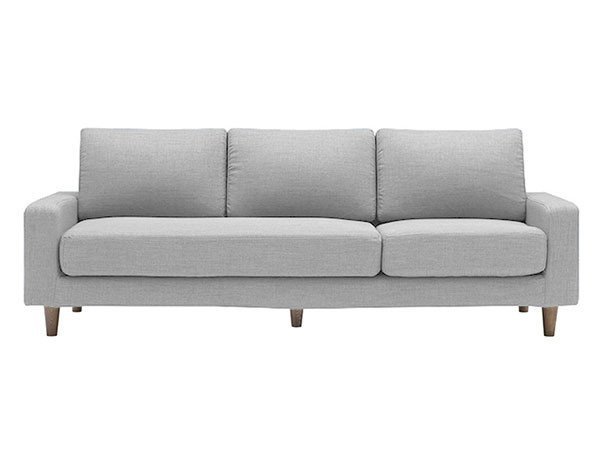 【フライミー ベーシック/FLYMEe BASIC / GOODS】の3P COVERING SOFA / カバーリング3人掛けソファ f585(木製丸脚) インテリア・キッズ・メンズ・レディースファッション・服の通販 founy(ファニー) 　シンプル　Simple, Minimal　ファブリック　Fabric, Textile　フェザー　Feather, Feather Detail　ホーム・キャンプ・アウトドア・お取り寄せ　Home Living / Home & Lifestyle / Camping Gear / Outdoor Camping　家具・インテリア　Home Furniture & Interior. Stylish & Functional Living Spaces　ソファー　Couches & Sofas　張地:ライトグレー|ID: prp329100004922970 ipo3291000000036939026