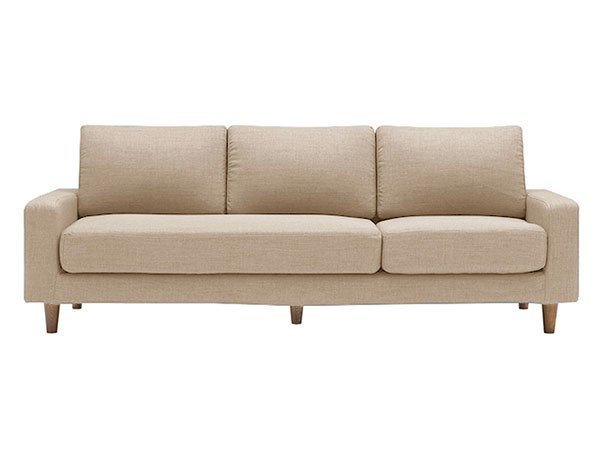 【フライミー ベーシック/FLYMEe BASIC / GOODS】の3P COVERING SOFA / カバーリング3人掛けソファ f585(木製丸脚) インテリア・キッズ・メンズ・レディースファッション・服の通販 founy(ファニー) 　シンプル　Simple, Minimal　ファブリック　Fabric, Textile　フェザー　Feather, Feather Detail　ホーム・キャンプ・アウトドア・お取り寄せ　Home Living / Home & Lifestyle / Camping Gear / Outdoor Camping　家具・インテリア　Home Furniture & Interior. Stylish & Functional Living Spaces　ソファー　Couches & Sofas　張地:ベージュ|ID: prp329100004922970 ipo3291000000036939028