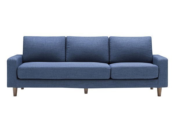 【フライミー ベーシック/FLYMEe BASIC / GOODS】の3P COVERING SOFA / カバーリング3人掛けソファ f585(木製丸脚) インテリア・キッズ・メンズ・レディースファッション・服の通販 founy(ファニー) 　シンプル　Simple, Minimal　ファブリック　Fabric, Textile　フェザー　Feather, Feather Detail　ホーム・キャンプ・アウトドア・お取り寄せ　Home Living / Home & Lifestyle / Camping Gear / Outdoor Camping　家具・インテリア　Home Furniture & Interior. Stylish & Functional Living Spaces　ソファー　Couches & Sofas　張地:ブルー|ID: prp329100004922970 ipo3291000000036939029