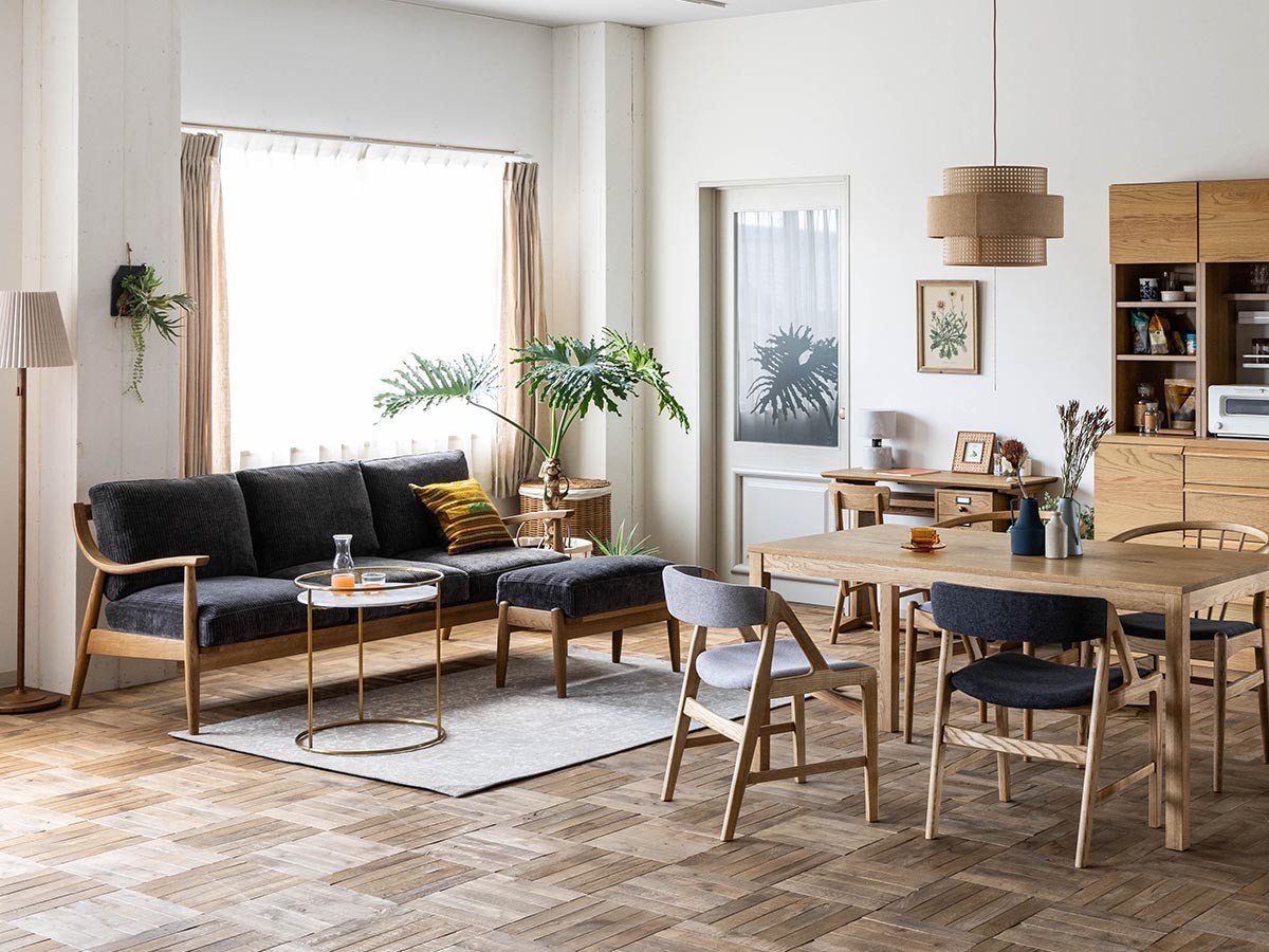 【イージーライフ/Easy Life / GOODS】のARNE SOFA 3P / アルネソファ 3人掛け フェザータイプ(ジャガード) インテリア・キッズ・メンズ・レディースファッション・服の通販 founy(ファニー) ウッド Wooden Design オイル Body Oil ヴィンテージ Vintage Style クッション Cushion, Throw Pillow タオル Towel, Bath Towel フィット Fit, Slim Fit フェザー Feather, Feather Detail フォーム Form フレーム Frame, Outline リラックス Relax, Relaxed Fit ホーム・キャンプ・アウトドア・お取り寄せ Home Living / Home & Lifestyle / Camping Gear / Outdoor Camping 家具・インテリア Home Furniture & Interior. Stylish & Functional Living Spaces ソファー Couches & Sofas 張地:スモークブラック|ID: prp329100004923232 ipo3291000000036941264