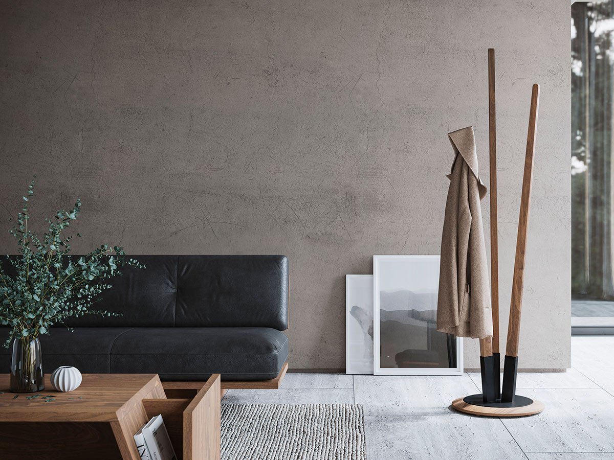 【マスターウォール/MASTERWAL / GOODS】のMORELESS SOFA / モアレス ソファ 3シーター180 インテリア・キッズ・メンズ・レディースファッション・服の通販 founy(ファニー) 　クッション　Cushion, Throw Pillow　ホーム・キャンプ・アウトドア・お取り寄せ　Home Living / Home & Lifestyle / Camping Gear / Outdoor Camping　家具・インテリア　Home Furniture & Interior. Stylish & Functional Living Spaces　ソファー　Couches & Sofas　張地:パティーナ ブラック(レザー8)、ウッド:ウォールナット(オイル塗装)|ID: prp329100004923316 ipo3291000000036942074