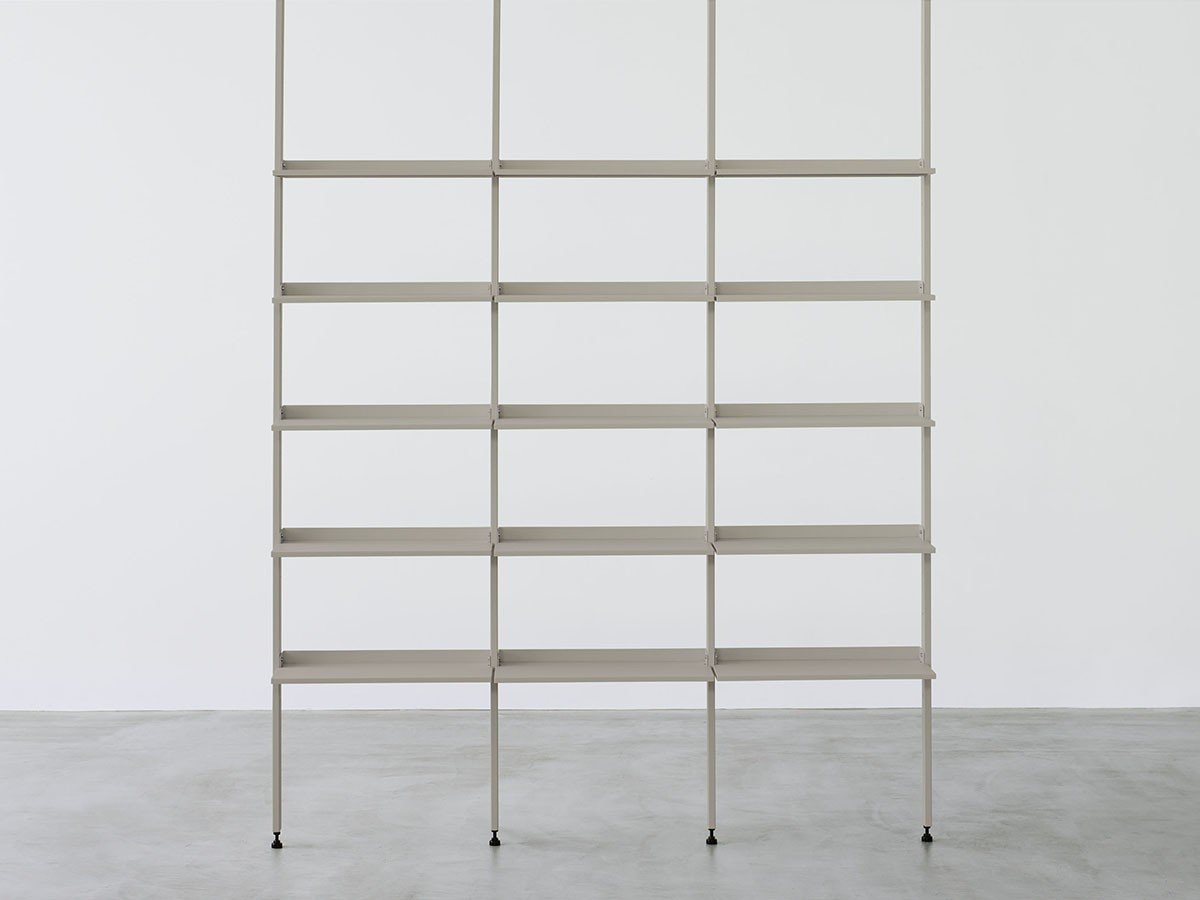 【スティール/stiiilll / GOODS】のShelf quad 16plate set / シェルフ 4台 16段 セット インテリア・キッズ・メンズ・レディースファッション・服の通販 founy(ファニー) 　スリム　Slim, Slim Fit　フォルム　Silhouette, Form　フレーム　Frame, Outline　プレート　Plate, Dish　モダン　Modern, Contemporary　ホーム・キャンプ・アウトドア・お取り寄せ　Home Living / Home & Lifestyle / Camping Gear / Outdoor Camping　家具・インテリア　Home Furniture & Interior. Stylish & Functional Living Spaces　収納家具・キャビネット　Storage Furniture　シェルフ・オープンラック・収納棚　Open Shelf Rack　カラー「グレー」参考イメージ|ID: prp329100004923508 ipo3291000000036943439