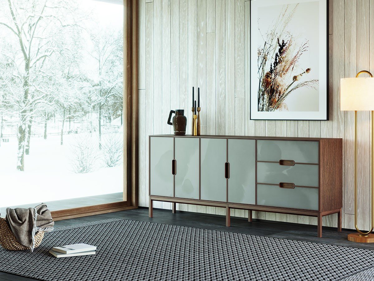 【松井木工/MATSUI MOKKO / GOODS】のLAF Cabinet 2doors + 3drawers / ラフ リビングキャビネット 2ドア + 3ドロワー 幅160cm(鉄面 / 木脚) インテリア・キッズ・メンズ・レディースファッション・服の通販 founy(ファニー) 　チェリー　Cherry, Cherry Pattern　ホーム・キャンプ・アウトドア・お取り寄せ　Home Living / Home & Lifestyle / Camping Gear / Outdoor Camping　家具・インテリア　Home Furniture & Interior. Stylish & Functional Living Spaces　収納家具・キャビネット　Storage Furniture　収納キャビネット・扉付き棚　Cabinet / Storage Cabinet　ホーム・キャンプ・アウトドア・お取り寄せ　Home Living / Home & Lifestyle / Camping Gear / Outdoor Camping　家具・インテリア　Home Furniture & Interior. Stylish & Functional Living Spaces　収納家具・キャビネット　Storage Furniture　サイドボード・リビング収納　Cabinet / Storage Cabinet　参考イメージ|ID: prp329100004923512 ipo3291000000036943459