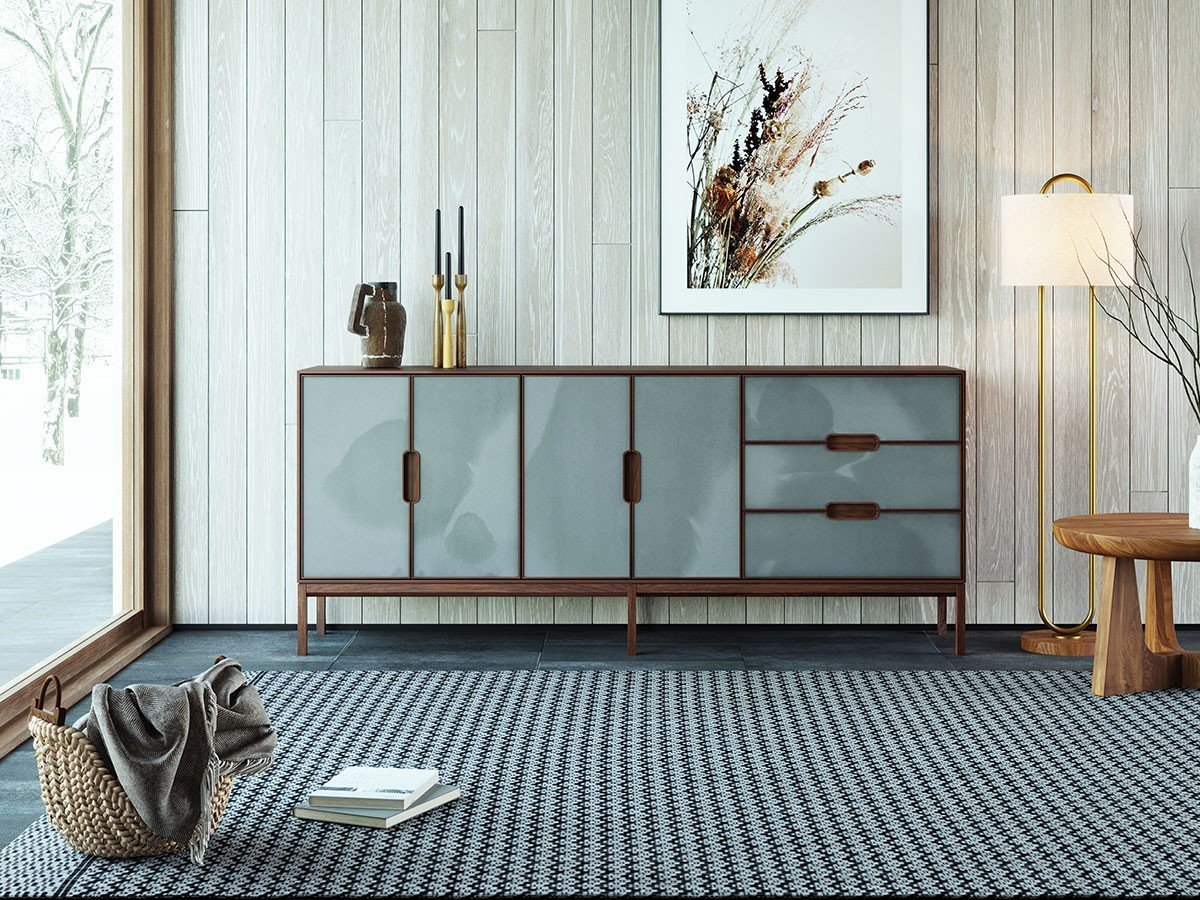 【松井木工/MATSUI MOKKO / GOODS】のLAF Cabinet 2doors + 3drawers / ラフ リビングキャビネット 2ドア + 3ドロワー 幅160cm(鉄面 / 木脚) インテリア・キッズ・メンズ・レディースファッション・服の通販 founy(ファニー) 　チェリー　Cherry, Cherry Pattern　ホーム・キャンプ・アウトドア・お取り寄せ　Home Living / Home & Lifestyle / Camping Gear / Outdoor Camping　家具・インテリア　Home Furniture & Interior. Stylish & Functional Living Spaces　収納家具・キャビネット　Storage Furniture　収納キャビネット・扉付き棚　Cabinet / Storage Cabinet　ホーム・キャンプ・アウトドア・お取り寄せ　Home Living / Home & Lifestyle / Camping Gear / Outdoor Camping　家具・インテリア　Home Furniture & Interior. Stylish & Functional Living Spaces　収納家具・キャビネット　Storage Furniture　サイドボード・リビング収納　Cabinet / Storage Cabinet　参考イメージ|ID: prp329100004923512 ipo3291000000036943461