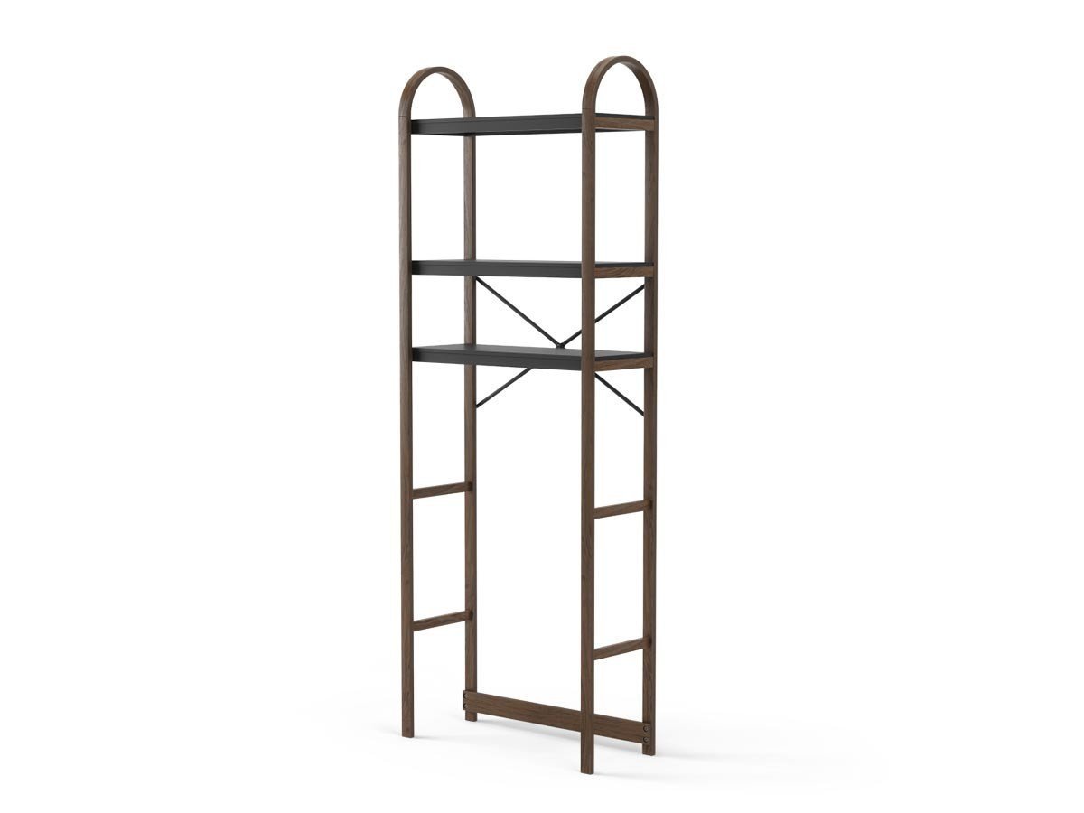 【アンブラ/ANNEBRA】のBellwood Over the Toilet Shelf / ベルウッド トイレットシェルフ インテリア・キッズ・メンズ・レディースファッション・服の通販 founy(ファニー) 　送料無料　Free Shipping　タオル　Towel, Bath Towel　フレーム　Frame, Outline　ホーム・キャンプ・アウトドア・お取り寄せ　Home Living / Home & Lifestyle / Camping Gear / Outdoor Camping　家具・インテリア　Home Furniture & Interior. Stylish & Functional Living Spaces　収納家具・キャビネット　Storage Furniture　シェルフ・オープンラック・収納棚　Open Shelf Rack　ブラック × ウォルナット|ID: prp329100004923627 ipo3291000000036944167