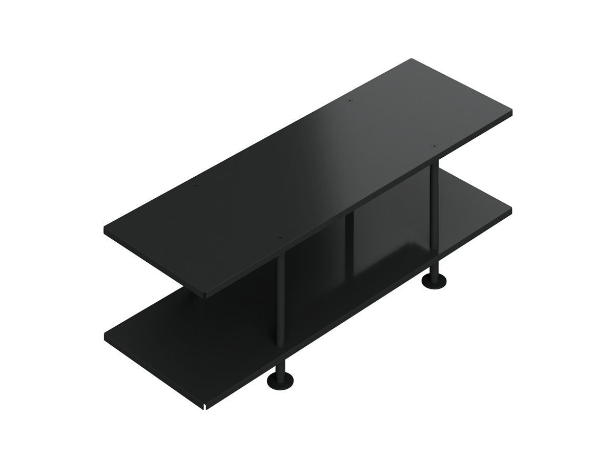 【キット/KIT / GOODS】のShelf / シェルフ SLF-02 2段 インテリア・キッズ・メンズ・レディースファッション・服の通販 founy(ファニー) 　送料無料　Free Shipping　ホーム・キャンプ・アウトドア・お取り寄せ　Home Living / Home & Lifestyle / Camping Gear / Outdoor Camping　家具・インテリア　Home Furniture & Interior. Stylish & Functional Living Spaces　収納家具・キャビネット　Storage Furniture　シェルフ・オープンラック・収納棚　Open Shelf Rack　ホーム・キャンプ・アウトドア・お取り寄せ　Home Living / Home & Lifestyle / Camping Gear / Outdoor Camping　家具・インテリア　Home Furniture & Interior. Stylish & Functional Living Spaces　テレビボード・テレビ台　TV Cabinets & Consoles　テレビ台・TVボード　Tv Board　ブラック|ID: prp329100004923647 ipo3291000000036944285