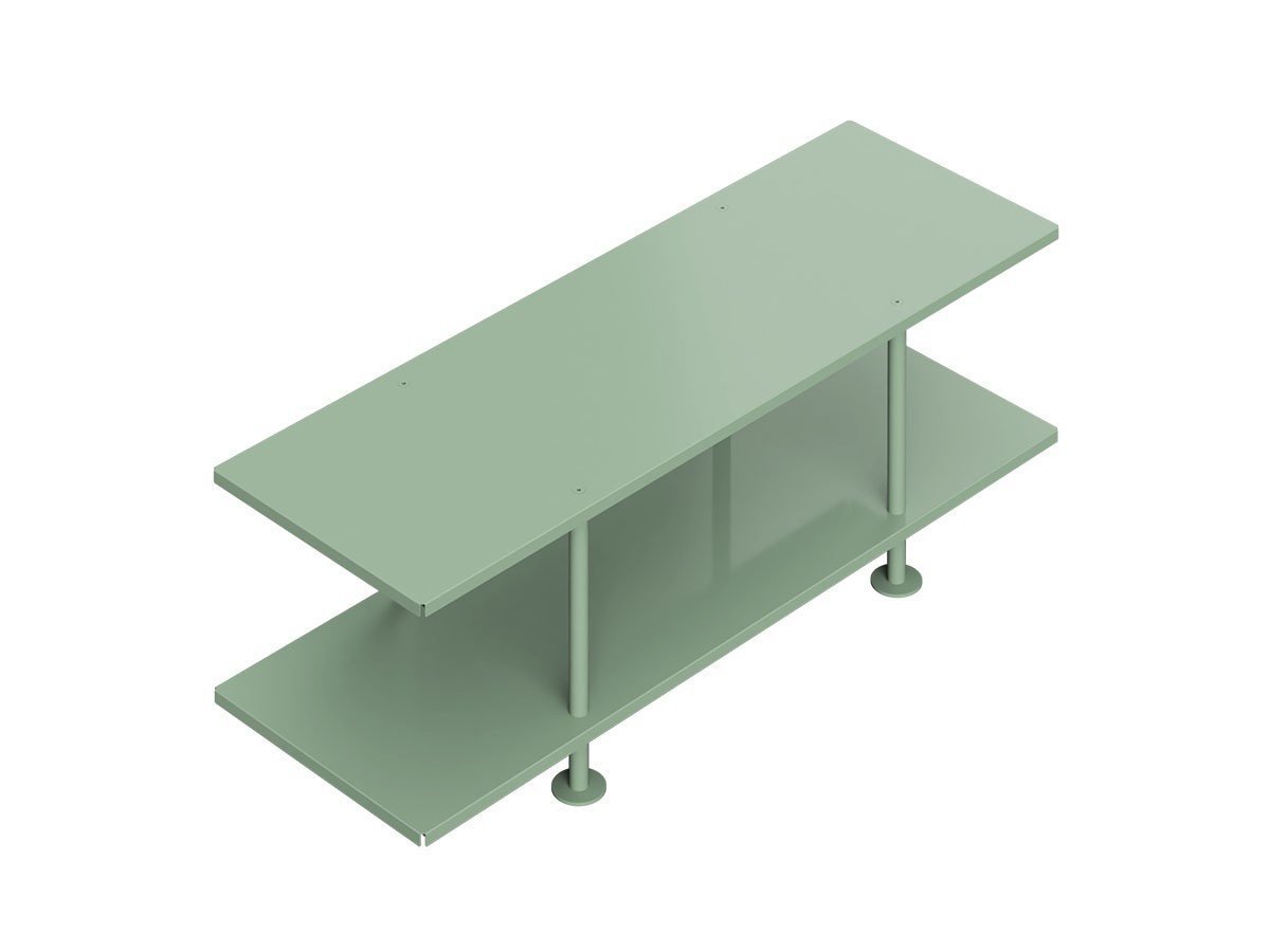 【キット/KIT / GOODS】のShelf / シェルフ SLF-02 2段 インテリア・キッズ・メンズ・レディースファッション・服の通販 founy(ファニー) 　送料無料　Free Shipping　ホーム・キャンプ・アウトドア・お取り寄せ　Home Living / Home & Lifestyle / Camping Gear / Outdoor Camping　家具・インテリア　Home Furniture & Interior. Stylish & Functional Living Spaces　収納家具・キャビネット　Storage Furniture　シェルフ・オープンラック・収納棚　Open Shelf Rack　ホーム・キャンプ・アウトドア・お取り寄せ　Home Living / Home & Lifestyle / Camping Gear / Outdoor Camping　家具・インテリア　Home Furniture & Interior. Stylish & Functional Living Spaces　テレビボード・テレビ台　TV Cabinets & Consoles　テレビ台・TVボード　Tv Board　インダストリアルグリーン|ID: prp329100004923647 ipo3291000000036944289