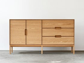 【松井木工/MATSUI MOKKO / GOODS】のLAF Cabinet 2doors + 3drawers / ラフ リビングキャビネット 2ドア + 3ドロワー 幅160cm(木面 / 木脚) 人気、トレンドファッション・服の通販 founy(ファニー) ヴィンテージ Vintage Style チェリー Cherry, Cherry Pattern モダン Modern, Contemporary ホーム・キャンプ・アウトドア・お取り寄せ Home Living / Home & Lifestyle / Camping Gear / Outdoor Camping 家具・インテリア Home Furniture & Interior. Stylish & Functional Living Spaces 収納家具・キャビネット Storage Furniture 収納キャビネット・扉付き棚 Cabinet / Storage Cabinet ホーム・キャンプ・アウトドア・お取り寄せ Home Living / Home & Lifestyle / Camping Gear / Outdoor Camping 家具・インテリア Home Furniture & Interior. Stylish & Functional Living Spaces 収納家具・キャビネット Storage Furniture サイドボード・リビング収納 Cabinet / Storage Cabinet |ID:prp329100004923727