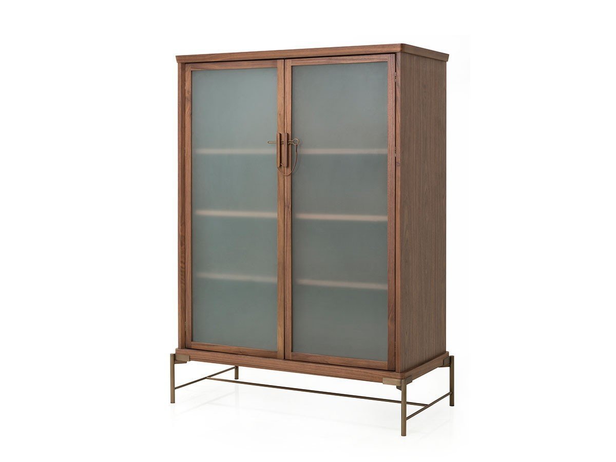 【ステラワークス/Stellar Works / GOODS】のDowry Cabinet III / ドウリー キャビネット 3 インテリア・キッズ・メンズ・レディースファッション・服の通販 founy(ファニー) ガラス Glass, Glassware コレクション Collection, Seasonal Line シンプル Simple, Minimal ホーム・キャンプ・アウトドア・お取り寄せ Home Living / Home & Lifestyle / Camping Gear / Outdoor Camping 家具・インテリア Home Furniture & Interior. Stylish & Functional Living Spaces 収納家具・キャビネット Storage Furniture 収納キャビネット・扉付き棚 Cabinet / Storage Cabinet ウッド:ウォルナット(ナチュラル)、ガラスタイプ:フロストガラス|ID: prp329100004923883 ipo3291000000036946063