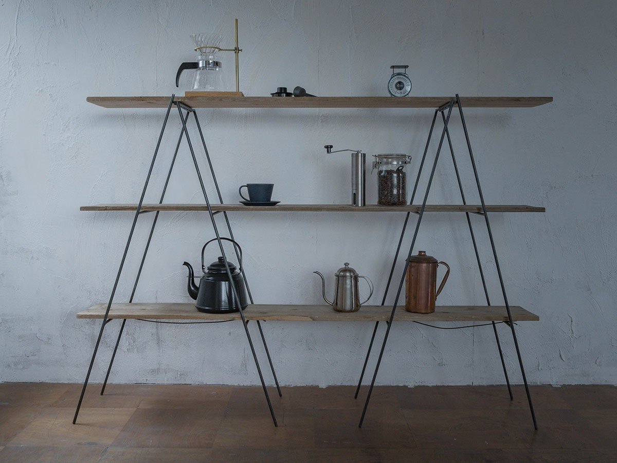 【シカク/SIKAKU / GOODS】のHASHIGO RACK 4 / ハシゴラック 4 インテリア・キッズ・メンズ・レディースファッション・服の通販 founy(ファニー) 　オイル　Body Oil　シンプル　Simple, Minimal　ビンテージ　Vintage, Retro Style　フレーム　Frame, Outline　ホーム・キャンプ・アウトドア・お取り寄せ　Home Living / Home & Lifestyle / Camping Gear / Outdoor Camping　家具・インテリア　Home Furniture & Interior. Stylish & Functional Living Spaces　収納家具・キャビネット　Storage Furniture　シェルフ・オープンラック・収納棚　Open Shelf Rack　参考イメージ|ID: prp329100004924043 ipo3291000000036947663