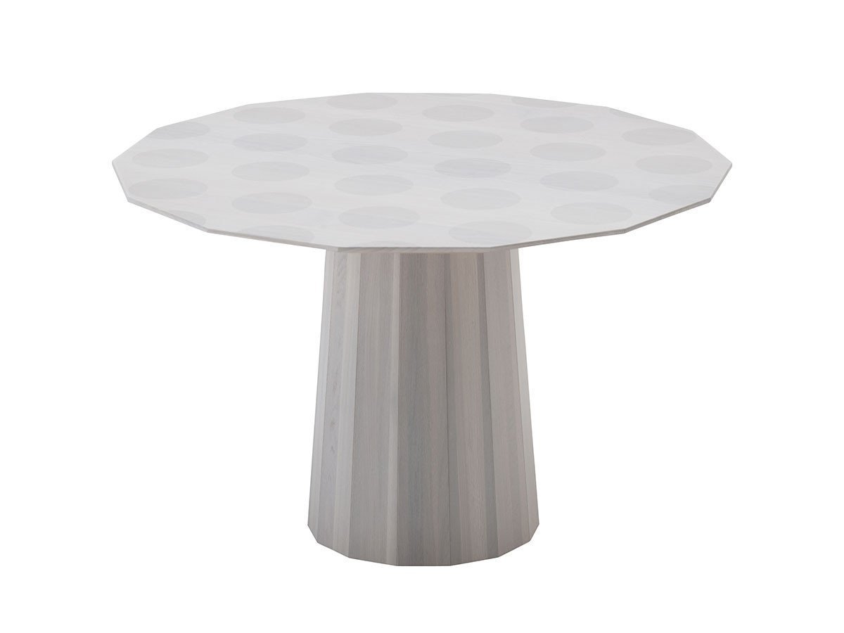 【カリモクニュースタンダード/KARIMOKU NEW STANDARD / GOODS】のCOLOUR WOOD DINING 120 / カラーウッドダイニング 120 インテリア・キッズ・メンズ・レディースファッション・服の通販 founy(ファニー) 　ウッド　Wooden Design　シンプル　Simple, Minimal　テーブル　Table, Dining Table　ドット　Polka Dot, Dot Pattern　パターン　Pattern, Design Print　プリント　Print, Printed Pattern　プレーン　Plain, Simple　ラウンド　Round, Round Neck　リアル　Real, Realistic　ホーム・キャンプ・アウトドア・お取り寄せ　Home Living / Home & Lifestyle / Camping Gear / Outdoor Camping　家具・インテリア　Home Furniture & Interior. Stylish & Functional Living Spaces　テーブル　Dining, Coffee & Side Tables　ダイニングテーブル・食卓テーブル　Dining Tables　タイプ:ドット|ID: prp329100004924238 ipo3291000000036949197