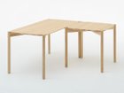 【カリモクニュースタンダード/KARIMOKU NEW STANDARD / GOODS】のCASTOR TABLE 150 / キャストールテーブル 150 長方形の天板が正方形の天板の2倍の長さとなっているモジュラー寸法により、それぞれを組み合わせて様々な|ID: prp329100004924261 ipo3291000000036949317
