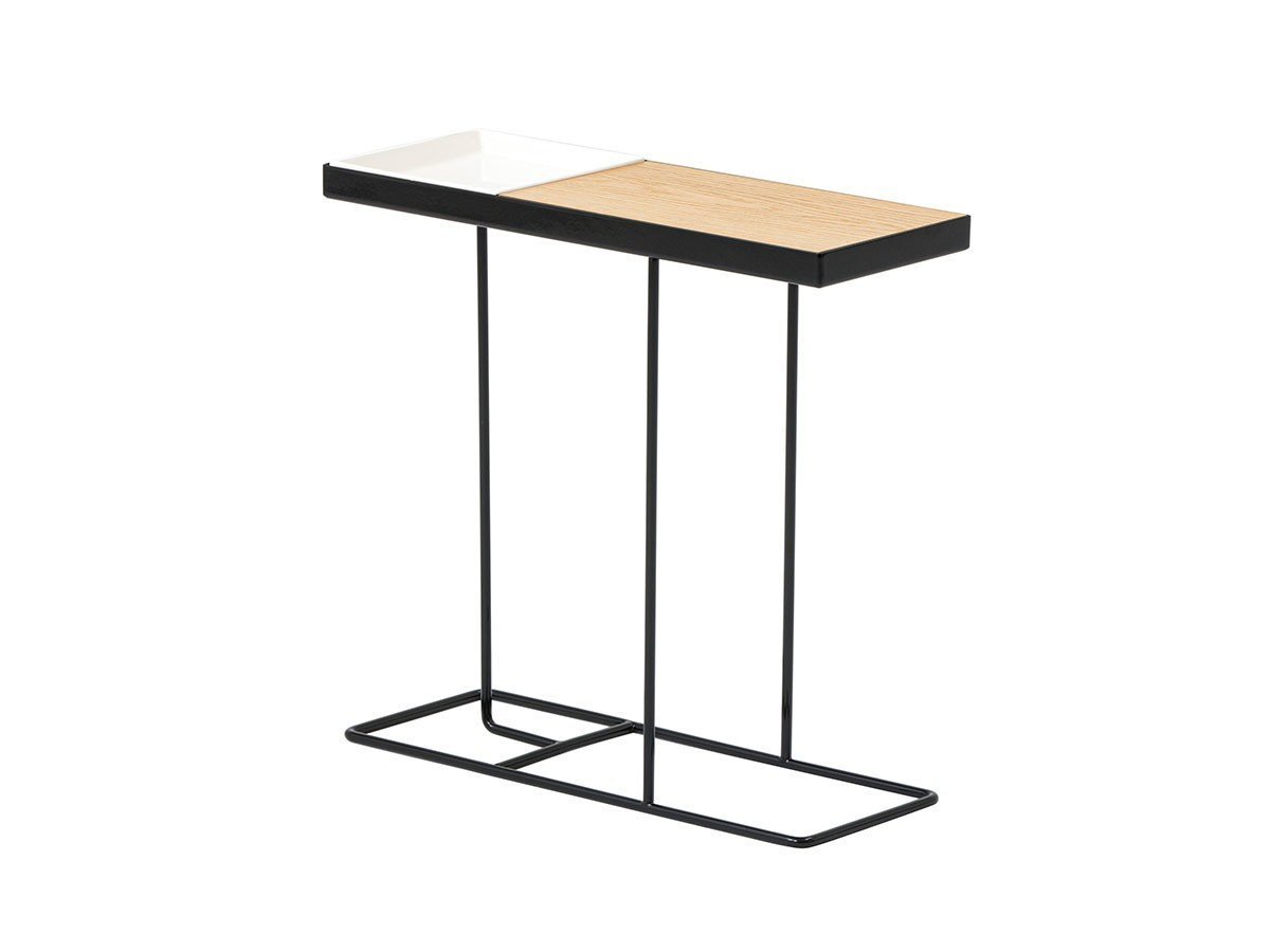 【デュエンデ/DUENDE / GOODS】のCOMPANION / コンパニオン インテリア・キッズ・メンズ・レディースファッション・服の通販 founy(ファニー) 　送料無料　Free Shipping　アクセサリー　Fashion Accessories　コンパクト　Compact, Small Size　ステーショナリー　Stationery, Office Supplies　テーブル　Table, Dining Table　リバーシブル　Reversible, Two-Sided　ホーム・キャンプ・アウトドア・お取り寄せ　Home Living / Home & Lifestyle / Camping Gear / Outdoor Camping　家具・インテリア　Home Furniture & Interior. Stylish & Functional Living Spaces　テーブル　Dining, Coffee & Side Tables　サイドテーブル・ナイトテーブル　Side & End Tables　ホワイト磁器天板 × ブラックフレーム(木材天板:オーク面使用時)|ID: prp329100004924264 ipo3291000000036949354