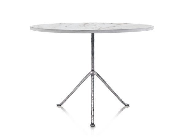 【マジス/MAGIS / GOODS】のOfficina table4 / オフィチーナ テーブル4(大理石天板) インテリア・キッズ・メンズ・レディースファッション・服の通販 founy(ファニー) 　ガラス　Glass, Glassware　テーブル　Table, Dining Table　ラウンド　Round, Round Neck　ホーム・キャンプ・アウトドア・お取り寄せ　Home Living / Home & Lifestyle / Camping Gear / Outdoor Camping　家具・インテリア　Home Furniture & Interior. Stylish & Functional Living Spaces　テーブル　Dining, Coffee & Side Tables　カフェテーブル・丸型テーブル　Cafe & Bistro Tables　サイズ:直径100cm、フレームシルバー|ID: prp329100004924295 ipo3291000000036949563