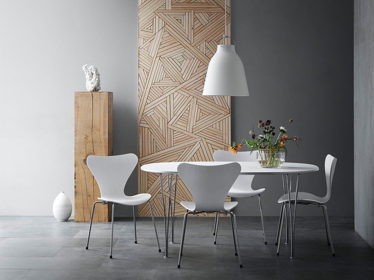 【フリッツ ハンセン/FRITZ HANSEN / GOODS】のTABLE SERIES SUPERELLIPSE / テーブルシリーズ スーパー楕円テーブル スパンレッグ B612 インテリア・キッズ・メンズ・レディースファッション・服の通販 founy(ファニー) 　テーブル　Table, Dining Table　フォルム　Silhouette, Form　ホーム・キャンプ・アウトドア・お取り寄せ　Home Living / Home & Lifestyle / Camping Gear / Outdoor Camping　家具・インテリア　Home Furniture & Interior. Stylish & Functional Living Spaces　テーブル　Dining, Coffee & Side Tables　ダイニングテーブル・食卓テーブル　Dining Tables　天板:ラミネート / ホワイト、脚部:クローム仕上|ID: prp329100004924573 ipo3291000000036951627