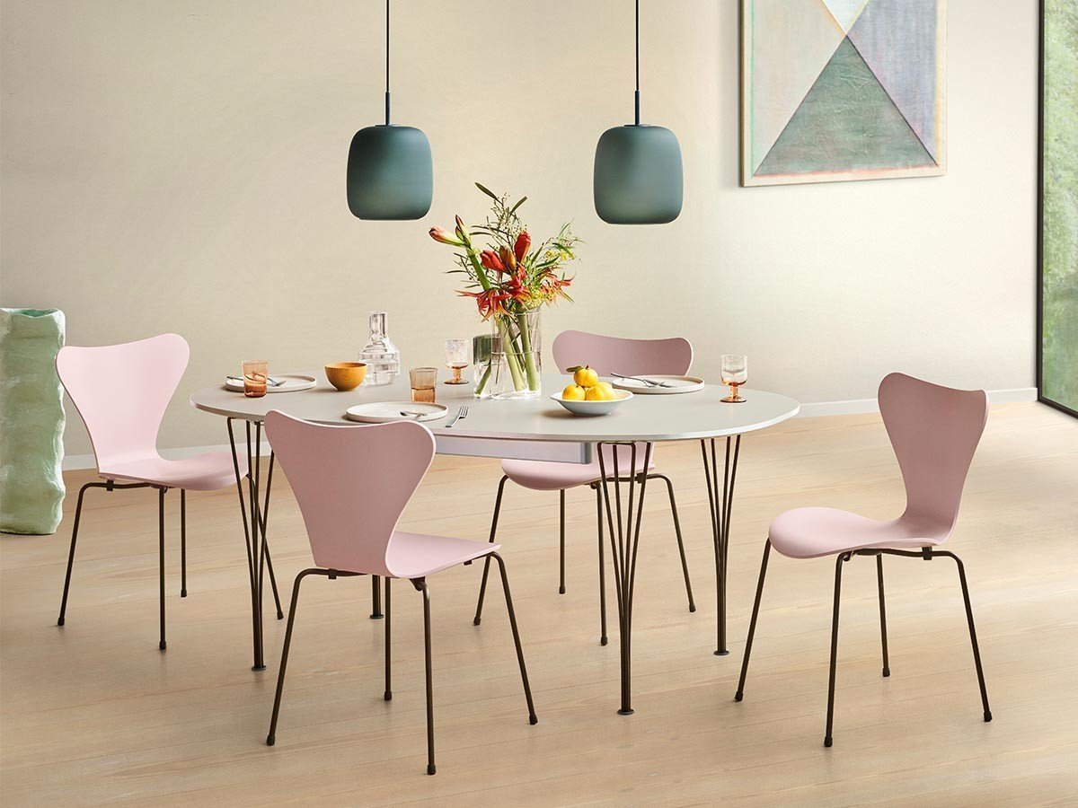 【フリッツ ハンセン/FRITZ HANSEN / GOODS】のTABLE SERIES SUPERELLIPSE / テーブルシリーズ スーパー楕円テーブル スパンレッグ B612 インテリア・キッズ・メンズ・レディースファッション・服の通販 founy(ファニー) 　テーブル　Table, Dining Table　フォルム　Silhouette, Form　ホーム・キャンプ・アウトドア・お取り寄せ　Home Living / Home & Lifestyle / Camping Gear / Outdoor Camping　家具・インテリア　Home Furniture & Interior. Stylish & Functional Living Spaces　テーブル　Dining, Coffee & Side Tables　ダイニングテーブル・食卓テーブル　Dining Tables　天板:ラミネート / ホワイト、脚部:ウォームグラファイト|ID: prp329100004924573 ipo3291000000036951636