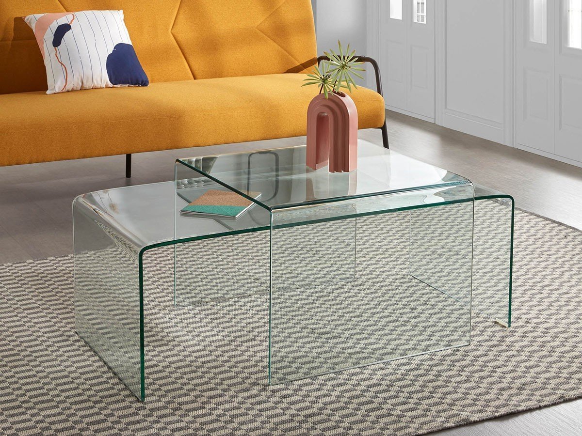 【ラフォーマ/LaForma / GOODS】のBURANO / ブラーノ コーヒーテーブル インテリア・キッズ・メンズ・レディースファッション・服の通販 founy(ファニー) 　送料無料　Free Shipping　ガラス　Glass, Glassware　テーブル　Table, Dining Table　フォルム　Silhouette, Form　モダン　Modern, Contemporary　ホーム・キャンプ・アウトドア・お取り寄せ　Home Living / Home & Lifestyle / Camping Gear / Outdoor Camping　家具・インテリア　Home Furniture & Interior. Stylish & Functional Living Spaces　テーブル　Dining, Coffee & Side Tables　ローテーブル・センターテーブル　Coffee & Center Tables　同シリーズのサイドテーブルと組み合わせてお使いいただけます。|ID: prp329100004924596 ipo3291000000036951799