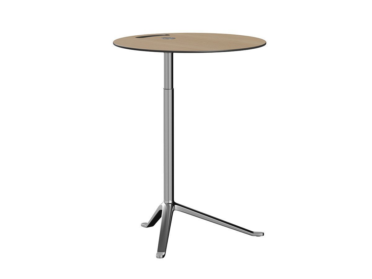 【フリッツ ハンセン/FRITZ HANSEN / GOODS】のLITTLE FRIEND / リトルフレンド テーブル KS11 / KS12 インテリア・キッズ・メンズ・レディースファッション・服の通販 founy(ファニー) 　送料無料　Free Shipping　テーブル　Table, Dining Table　ワーク　Workwear, Utility Style　雑誌　Magazine, Fashion Magazine　ホーム・キャンプ・アウトドア・お取り寄せ　Home Living / Home & Lifestyle / Camping Gear / Outdoor Camping　家具・インテリア　Home Furniture & Interior. Stylish & Functional Living Spaces　テーブル　Dining, Coffee & Side Tables　サイドテーブル・ナイトテーブル　Side & End Tables　天板:ナチュラルウッド / オーク、脚部:クローム / ポリッシュ、タイプ:高さ調整機能付|ID: prp329100004924600 ipo3291000000036951819