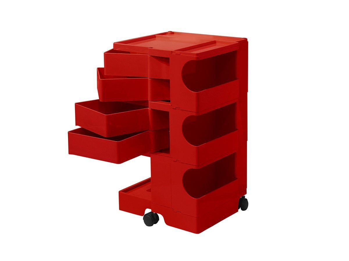 【ビーライン/B LINE / GOODS】のBoby Wagon / ボビーワゴン 3段4トレイ インテリア・キッズ・メンズ・レディースファッション・服の通販 founy(ファニー) 　イタリア　Italy　コレクション　Collection, Seasonal Line　テーブル　Table, Dining Table　デスク　Desk, Work Desk　ニューヨーク　New York, NYC Style　ポケット　Pocket, Pocket Detail　送料無料　Free Shipping　ホーム・キャンプ・アウトドア・お取り寄せ　Home Living / Home & Lifestyle / Camping Gear / Outdoor Camping　キッチン・ダイニング　Kitchen & Dining Essentials. Stylish & Functional Tableware　キッチン収納　Kitchen Storage　キッチン収納・食器棚・レンジ台　Kitchen Cabinet　レッド|ID: prp329100004925372 ipo3291000000036960135