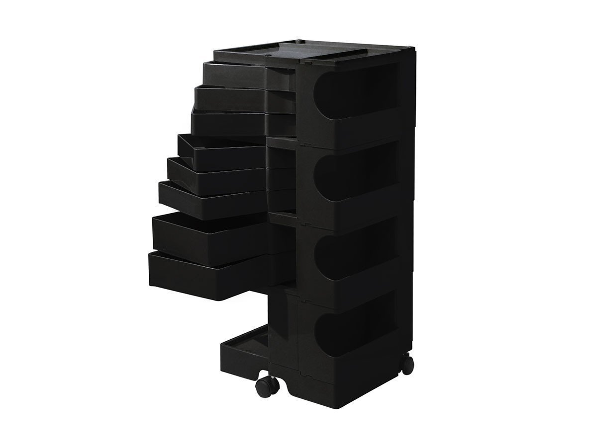 【ビーライン/B LINE / GOODS】のBoby Wagon / ボビーワゴン 4段8トレイ インテリア・キッズ・メンズ・レディースファッション・服の通販 founy(ファニー) 　イタリア　Italy　コレクション　Collection, Seasonal Line　デスク　Desk, Work Desk　ニューヨーク　New York, NYC Style　ポケット　Pocket, Pocket Detail　送料無料　Free Shipping　おすすめ　Recommended / Our Picks　ビジネス 仕事 通勤　Business / Work / Commuting　ホーム・キャンプ・アウトドア・お取り寄せ　Home Living / Home & Lifestyle / Camping Gear / Outdoor Camping　家具・インテリア　Home Furniture & Interior. Stylish & Functional Living Spaces　デスク・机　Study & Work Desks　デスクワゴン・サイドワゴン　Mobile Pedestal /Office Cart　ホーム・キャンプ・アウトドア・お取り寄せ　Home Living / Home & Lifestyle / Camping Gear / Outdoor Camping　家具・インテリア　Home Furniture & Interior. Stylish & Functional Living Spaces　収納家具・キャビネット　Storage Furniture　チェストワゴン・移動式収納　Mobile Wagon　ブラック|ID: prp329100004925384 ipo3291000000036960233