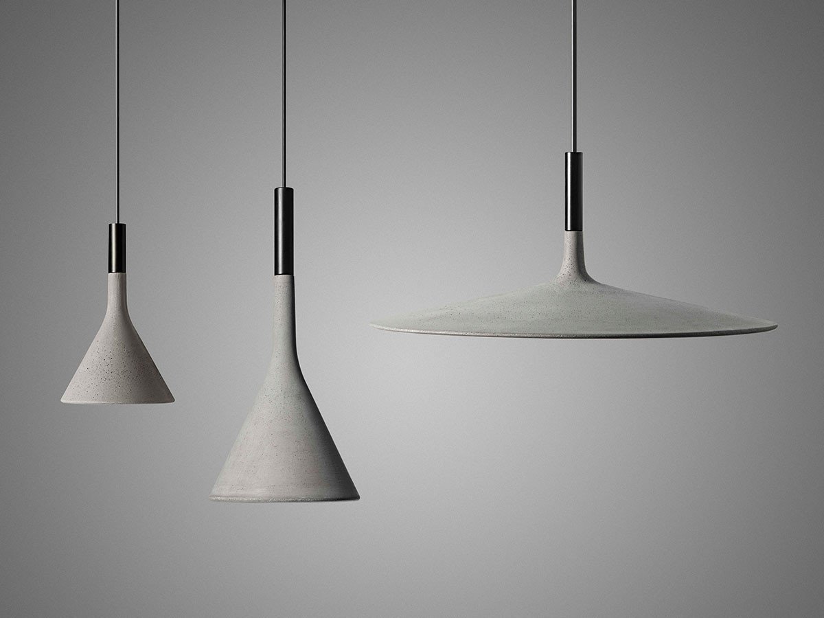 【フォスカリーニ/FOSCARINI / GOODS】のAplomb Large Pendant / アプロム ラージ ペンダント インテリア・キッズ・メンズ・レディースファッション・服の通販 founy(ファニー) 　送料無料　Free Shipping　イタリア　Italy　スリム　Slim, Slim Fit　ホーム・キャンプ・アウトドア・お取り寄せ　Home Living / Home & Lifestyle / Camping Gear / Outdoor Camping　家具・インテリア　Home Furniture & Interior. Stylish & Functional Living Spaces　ライト・照明　Lamps & Lighting Fixtures　ペンダントライト・吊り下げ照明　Pendant Light / Hanging Light Fixture　左から、「アプロム ミニ ペンダント」、「アプロム ペンダント」、本商品|ID: prp329100004925412 ipo3291000000036960466