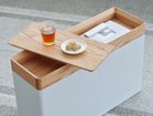 【フライミー ベーシック/FLYMEe BASIC / GOODS】のIF SIDE TABLE / イフ サイドテーブル 蓋にも収納機能を持たせているため、リモコンや小物、本などを収納できます。|ID: prp329100004925416 ipo3291000000036960485