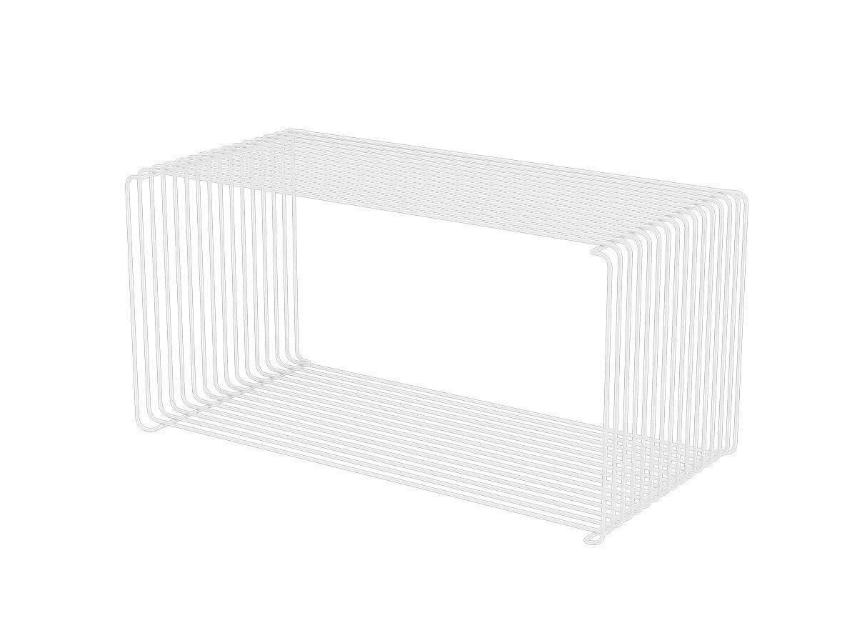 【モンタナ/Montana / GOODS】のPanton Wire Extended / パントン ワイヤー シェルフ ダブルサイズ インテリア・キッズ・メンズ・レディースファッション・服の通販 founy(ファニー) 　送料無料　Free Shipping　エレガント 上品　Elegant　シンプル　Simple, Minimal　スタンド　Stand Collar, Upright Stand　ダブル　Double, Double-Breasted　テーブル　Table, Dining Table　ワイヤー　Wire, Wired Bra　ホーム・キャンプ・アウトドア・お取り寄せ　Home Living / Home & Lifestyle / Camping Gear / Outdoor Camping　家具・インテリア　Home Furniture & Interior. Stylish & Functional Living Spaces　テーブル　Dining, Coffee & Side Tables　ローテーブル・センターテーブル　Coffee & Center Tables　ホーム・キャンプ・アウトドア・お取り寄せ　Home Living / Home & Lifestyle / Camping Gear / Outdoor Camping　家具・インテリア　Home Furniture & Interior. Stylish & Functional Living Spaces　収納家具・キャビネット　Storage Furniture　シェルフ・オープンラック・収納棚　Open Shelf Rack　スノー|ID: prp329100004925571 ipo3291000000036961652