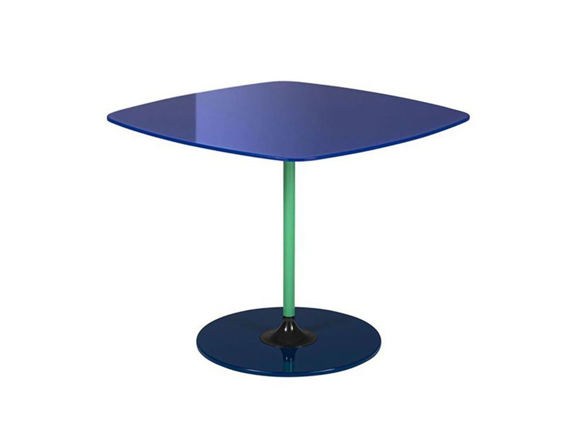 【カルテル/Kartell / GOODS】のTHIERRY / ティエリー インテリア・キッズ・メンズ・レディースファッション・服の通販 founy(ファニー) 　送料無料　Free Shipping　ガラス　Glass, Glassware　テーブル　Table, Dining Table　フレーム　Frame, Outline　ホーム・キャンプ・アウトドア・お取り寄せ　Home Living / Home & Lifestyle / Camping Gear / Outdoor Camping　家具・インテリア　Home Furniture & Interior. Stylish & Functional Living Spaces　テーブル　Dining, Coffee & Side Tables　サイドテーブル・ナイトテーブル　Side & End Tables　ブルー、サイズ:幅50 × 奥行50 × 高さ40cm|ID: prp329100004925652 ipo3291000000036962226