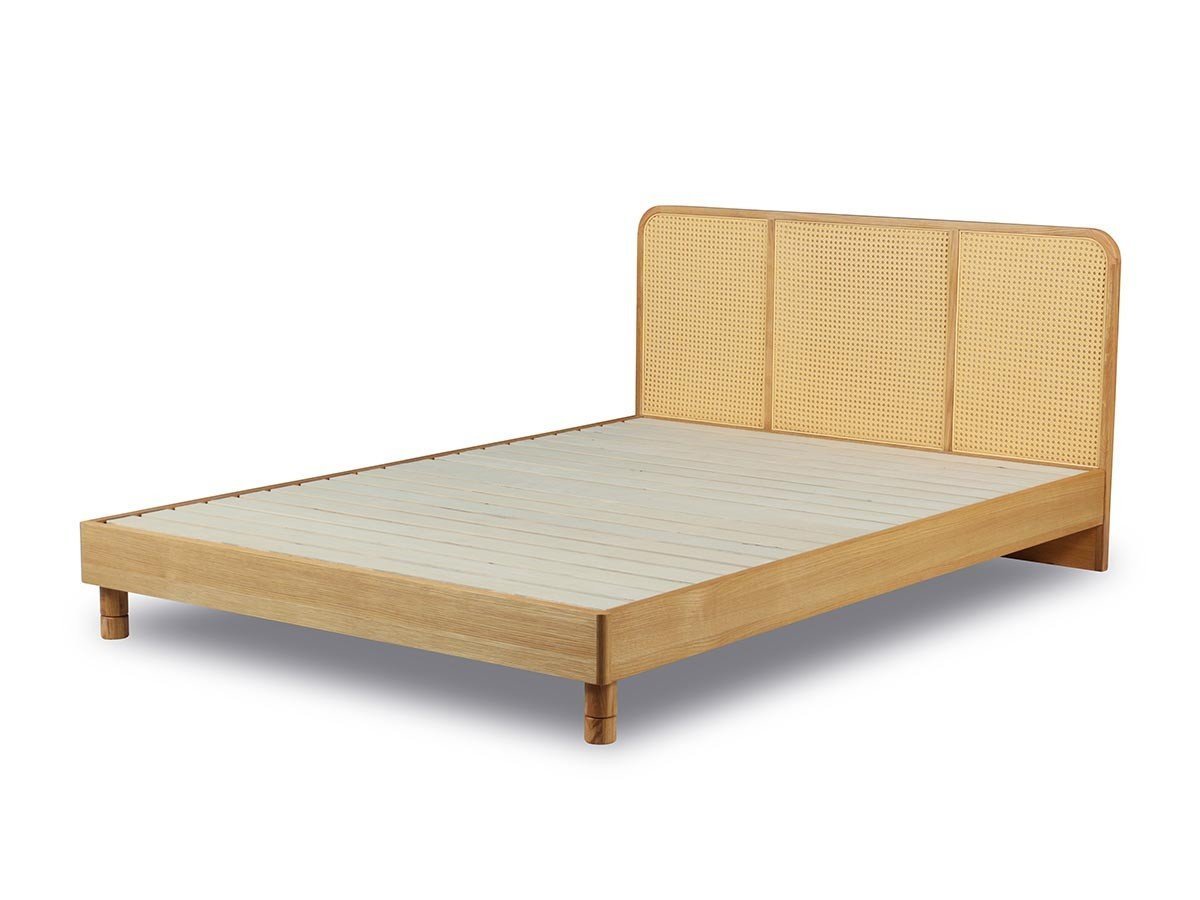 【インルーム/InRoom / GOODS】のCUNA BED / クーナ ベッドフレーム インテリア・キッズ・メンズ・レディースファッション・服の通販 founy(ファニー) 　ウッド　Wooden Design　クッション　Cushion, Throw Pillow　スプリング　Spring, Spring Collection　スマート　Smart, Elegant　ダブル　Double, Double-Breasted　デスク　Desk, Work Desk　フォルム　Silhouette, Form　フレーム　Frame, Outline　ラタン　Rattan, Woven Rattan　リゾート　Resort, Vacation Style　リラックス　Relax, Relaxed Fit　エレガント 上品　Elegant　ホーム・キャンプ・アウトドア・お取り寄せ　Home Living / Home & Lifestyle / Camping Gear / Outdoor Camping　家具・インテリア　Home Furniture & Interior. Stylish & Functional Living Spaces　ベッド　Modern Beds for Every Room　シングルベッド・1人用ベッド　Single Bed　ホーム・キャンプ・アウトドア・お取り寄せ　Home Living / Home & Lifestyle / Camping Gear / Outdoor Camping　家具・インテリア　Home Furniture & Interior. Stylish & Functional Living Spaces　ベッド　Modern Beds for Every Room　セミダブルベッド　Small Double Bed / Three-Quarter Bed　ホーム・キャンプ・アウトドア・お取り寄せ　Home Living / Home & Lifestyle / Camping Gear / Outdoor Camping　家具・インテリア　Home Furniture & Interior. Stylish & Functional Living Spaces　ベッド　Modern Beds for Every Room　ダブルベッド・2人用ベッド　Double Bed / Full Size Bed　サイズ:ダブル、床板仕様:スノコ|ID: prp329100004927362 ipo3291000000036972541