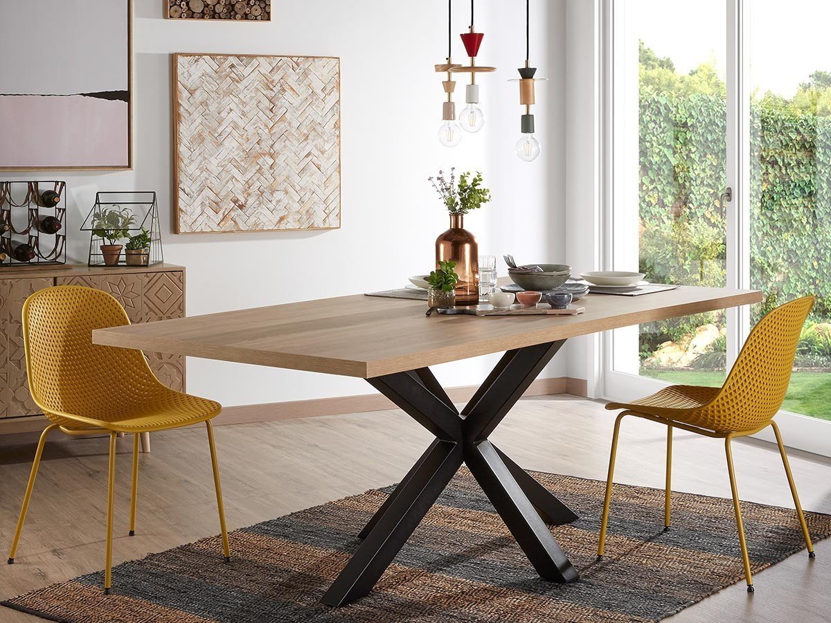 【ラフォーマ/LaForma / GOODS】のQUINBY / クインビー チェア インテリア・キッズ・メンズ・レディースファッション・服の通販 founy(ファニー) 　送料無料　Free Shipping　シンプル　Simple, Minimal　メッシュ　Mesh, Net Fabric　モダン　Modern, Contemporary　ホーム・キャンプ・アウトドア・お取り寄せ　Home Living / Home & Lifestyle / Camping Gear / Outdoor Camping　家具・インテリア　Home Furniture & Interior. Stylish & Functional Living Spaces　チェア・椅子　Seating & Chairs　ダイニングチェア・木製チェア　Dining Chairs　イエロー|ID: prp329100004927486 ipo3291000000036973552