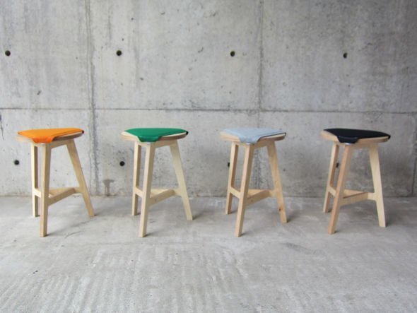 【アボード/abode / GOODS】のF2A / エフツーエー インテリア・キッズ・メンズ・レディースファッション・服の通販 founy(ファニー) 　送料無料　Free Shipping　カラフル　Colorful Design　フェルト　Felt, Felt Fabric　軽量　Lightweight, Ultra Light　ホーム・キャンプ・アウトドア・お取り寄せ　Home Living / Home & Lifestyle / Camping Gear / Outdoor Camping　家具・インテリア　Home Furniture & Interior. Stylish & Functional Living Spaces　チェア・椅子　Seating & Chairs　スツール・バースツール　Stools & Bar Stools　(左から)オレンジ、グリーン、ヘザーグレー、ブラック|ID: prp329100004927546 ipo3291000000036974478