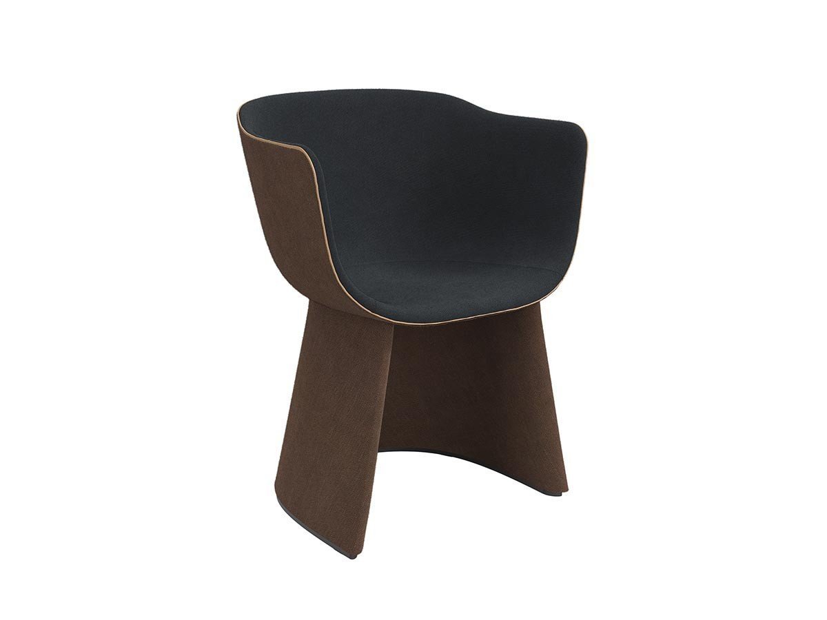 【フリッツ ハンセン/FRITZ HANSEN / GOODS】のMONOLIT / モノリット ダイニングチェア レザーパイピングあり CM221 インテリア・キッズ・メンズ・レディースファッション・服の通販 founy(ファニー) 　パイピング　Piping, Trim Design　フォルム　Silhouette, Form　送料無料　Free Shipping　ホーム・キャンプ・アウトドア・お取り寄せ　Home Living / Home & Lifestyle / Camping Gear / Outdoor Camping　家具・インテリア　Home Furniture & Interior. Stylish & Functional Living Spaces　チェア・椅子　Seating & Chairs　ダイニングチェア・木製チェア　Dining Chairs　シェル外側 / ベース張地:スニヴァ 363 チョコレート / チェストナット(カテゴリー2)、内側|ID: prp329100004927638 ipo3291000000036975612