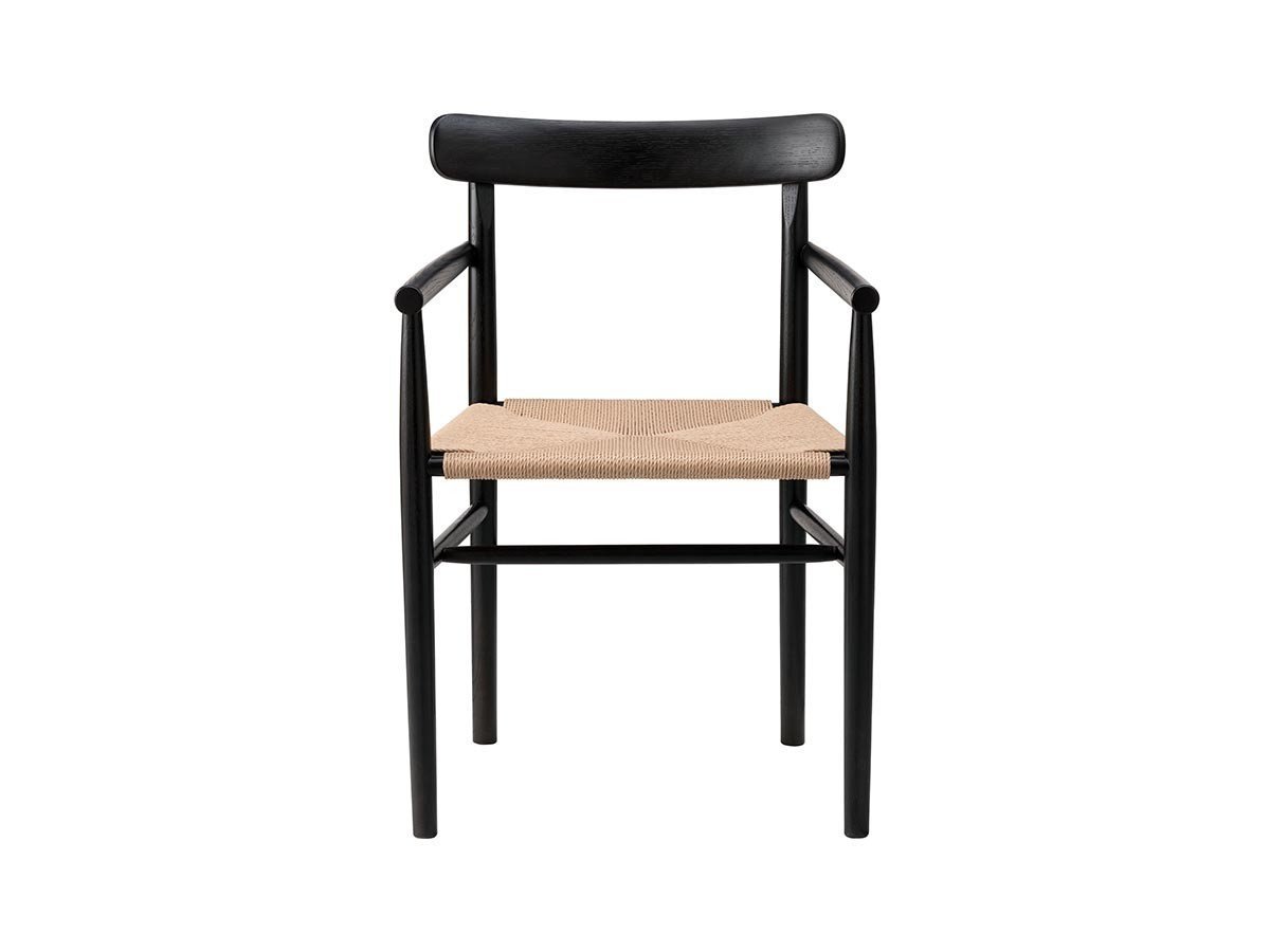 【ライトウッド/Lightwood / GOODS】のArm Chair / アームチェア ペーパーコード インテリア・キッズ・メンズ・レディースファッション・服の通販 founy(ファニー) 　送料無料　Free Shipping　バランス　Balance, Style Balance　フォルム　Silhouette, Form　ペーパー　Paper, Kraft Paper　日本製　Made In Japan　軽量　Lightweight, Ultra Light　ホーム・キャンプ・アウトドア・お取り寄せ　Home Living / Home & Lifestyle / Camping Gear / Outdoor Camping　家具・インテリア　Home Furniture & Interior. Stylish & Functional Living Spaces　チェア・椅子　Seating & Chairs　ダイニングチェア・木製チェア　Dining Chairs　ホーム・キャンプ・アウトドア・お取り寄せ　Home Living / Home & Lifestyle / Camping Gear / Outdoor Camping　家具・インテリア　Home Furniture & Interior. Stylish & Functional Living Spaces　チェア・椅子　Seating & Chairs　アームチェア・アクセントチェア　Armchairs & Accent Chairs　フレーム:オーク NK-1(ウレタン樹脂塗装 / ナチュラルブラック)|ID: prp329100004927646 ipo3291000000036975684