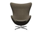 【フリッツ ハンセン/FRITZ HANSEN / GOODS】のEGG / エッグチェア ラウンジチェア 3316 張地:ハリンダル 227 グレー / ブラウン(カテゴリー2)、脚部:サテン仕上|ID: prp329100004927779 ipo3291000000036977051