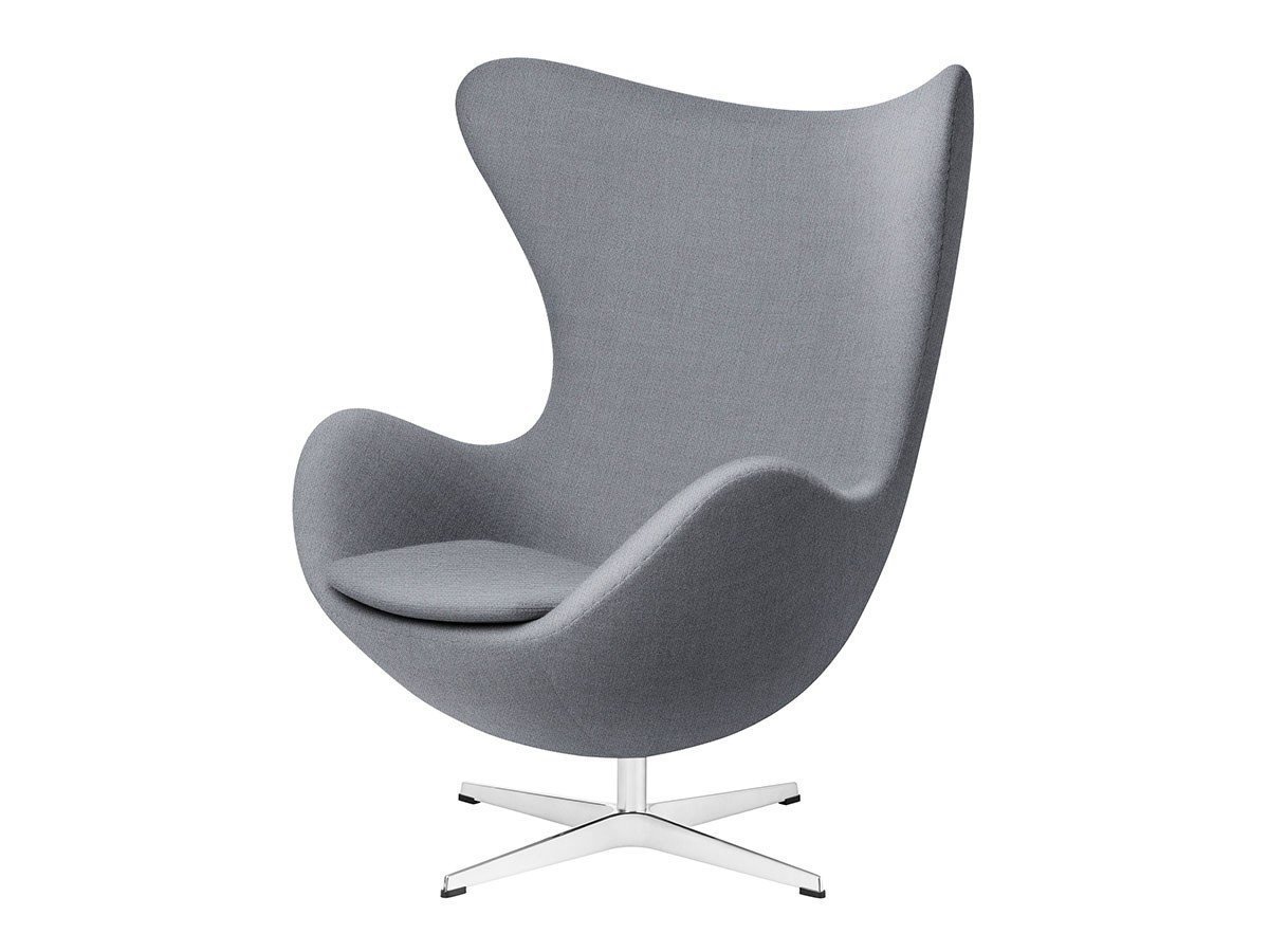 【フリッツ ハンセン/FRITZ HANSEN / GOODS】のEGG / エッグチェア ラウンジチェア 3316 インテリア・キッズ・メンズ・レディースファッション・服の通販 founy(ファニー) 　インナー　Innerwear　ドロップ　Drop Shoulder, Dropped Style　ファブリック　Fabric, Textile　おすすめ　Recommended / Our Picks　ホーム・キャンプ・アウトドア・お取り寄せ　Home Living / Home & Lifestyle / Camping Gear / Outdoor Camping　家具・インテリア　Home Furniture & Interior. Stylish & Functional Living Spaces　チェア・椅子　Seating & Chairs　ラウンジチェア・リクライナー　Lounge Chairs / Recliners　張地:1170 ライトグレーユニ(クリスチャンハウン)、脚部:サテン仕|ID: prp329100004927779 ipo3291000000036977103