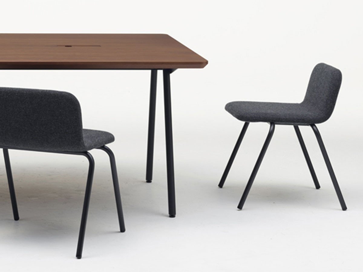 【ベラコンテ/bellacontte / GOODS】のSPINE MEETING TABLE / スパインミーティングテーブル インテリア・キッズ・メンズ・レディースファッション・服の通販 founy(ファニー) 　テーブル　Table, Dining Table　デスク　Desk, Work Desk　ビジネス 仕事 通勤　Business / Work / Commuting　ホーム・キャンプ・アウトドア・お取り寄せ　Home Living / Home & Lifestyle / Camping Gear / Outdoor Camping　家具・インテリア　Home Furniture & Interior. Stylish & Functional Living Spaces　その他 インテリア雑貨、家具　Home Decor & Furniture Extras　天板:ウォールナット(クリア)|ID: prp329100004927883 ipo3291000000036977940