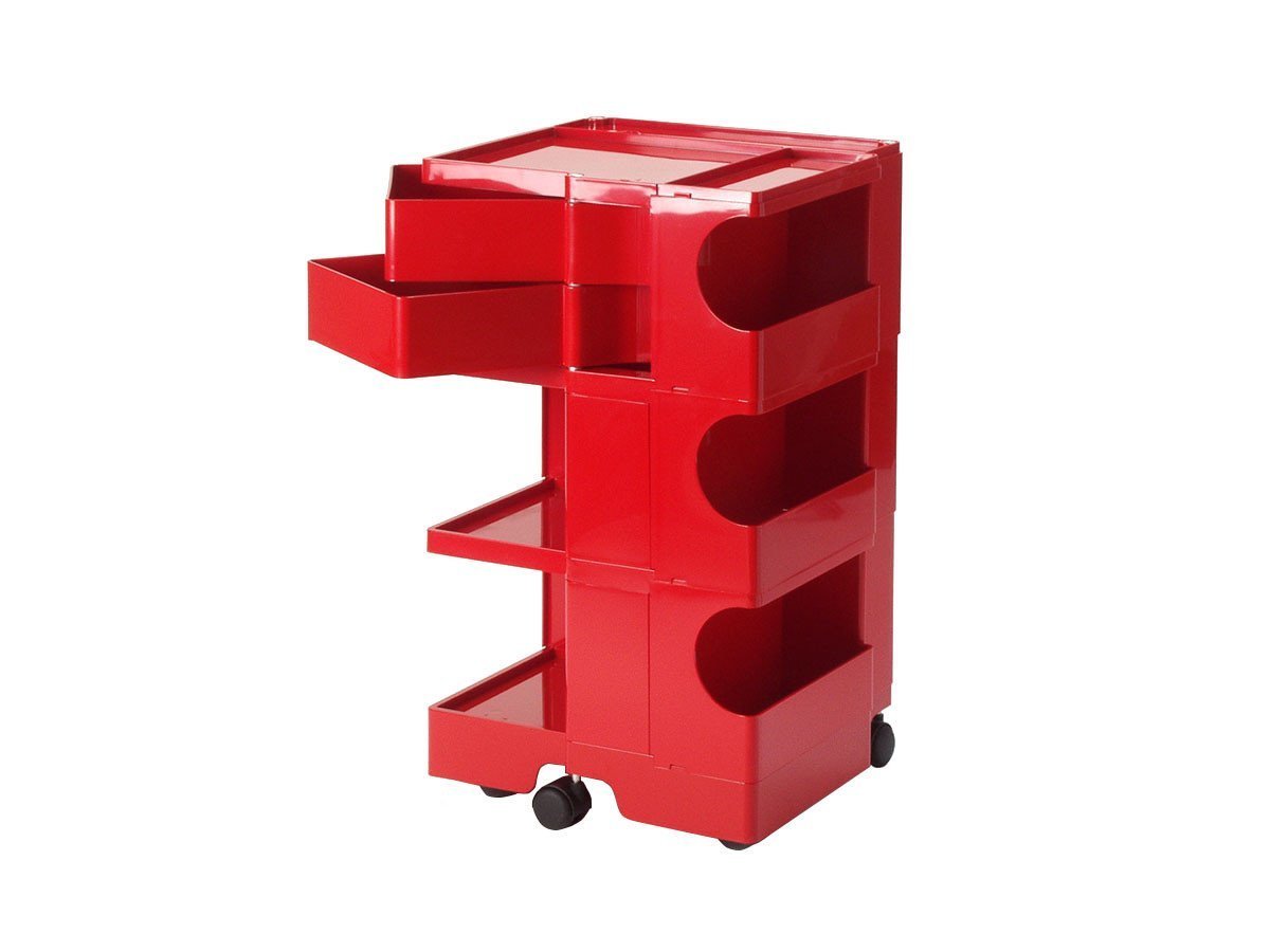 【ビーライン/B LINE / GOODS】のBoby Wagon / ボビーワゴン 3段2トレイ インテリア・キッズ・メンズ・レディースファッション・服の通販 founy(ファニー) 　イタリア　Italy　コレクション　Collection, Seasonal Line　テーブル　Table, Dining Table　デスク　Desk, Work Desk　ニューヨーク　New York, NYC Style　ポケット　Pocket, Pocket Detail　送料無料　Free Shipping　ホーム・キャンプ・アウトドア・お取り寄せ　Home Living / Home & Lifestyle / Camping Gear / Outdoor Camping　家具・インテリア　Home Furniture & Interior. Stylish & Functional Living Spaces　デスク・机　Study & Work Desks　デスクワゴン・サイドワゴン　Mobile Pedestal /Office Cart　ホーム・キャンプ・アウトドア・お取り寄せ　Home Living / Home & Lifestyle / Camping Gear / Outdoor Camping　家具・インテリア　Home Furniture & Interior. Stylish & Functional Living Spaces　収納家具・キャビネット　Storage Furniture　チェストワゴン・移動式収納　Mobile Wagon　レッド|ID: prp329100004928030 ipo3291000000036979257