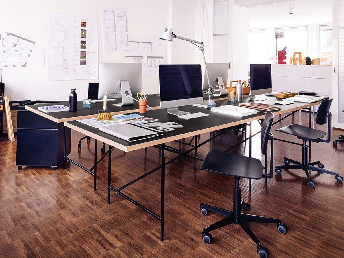 【リチャード ランパート/RICHARD LAMPERT / GOODS】のEiermann Table 2 / アイアーマン テーブル 2 リノリウムブラック インテリア・キッズ・メンズ・レディースファッション・服の通販 founy(ファニー) 　送料無料　Free Shipping　テーブル　Table, Dining Table　デスク　Desk, Work Desk　フレーム　Frame, Outline　ホーム・キャンプ・アウトドア・お取り寄せ　Home Living / Home & Lifestyle / Camping Gear / Outdoor Camping　家具・インテリア　Home Furniture & Interior. Stylish & Functional Living Spaces　その他 インテリア雑貨、家具　Home Decor & Furniture Extras　参考イメージ|ID: prp329100004928049 ipo3291000000036979458