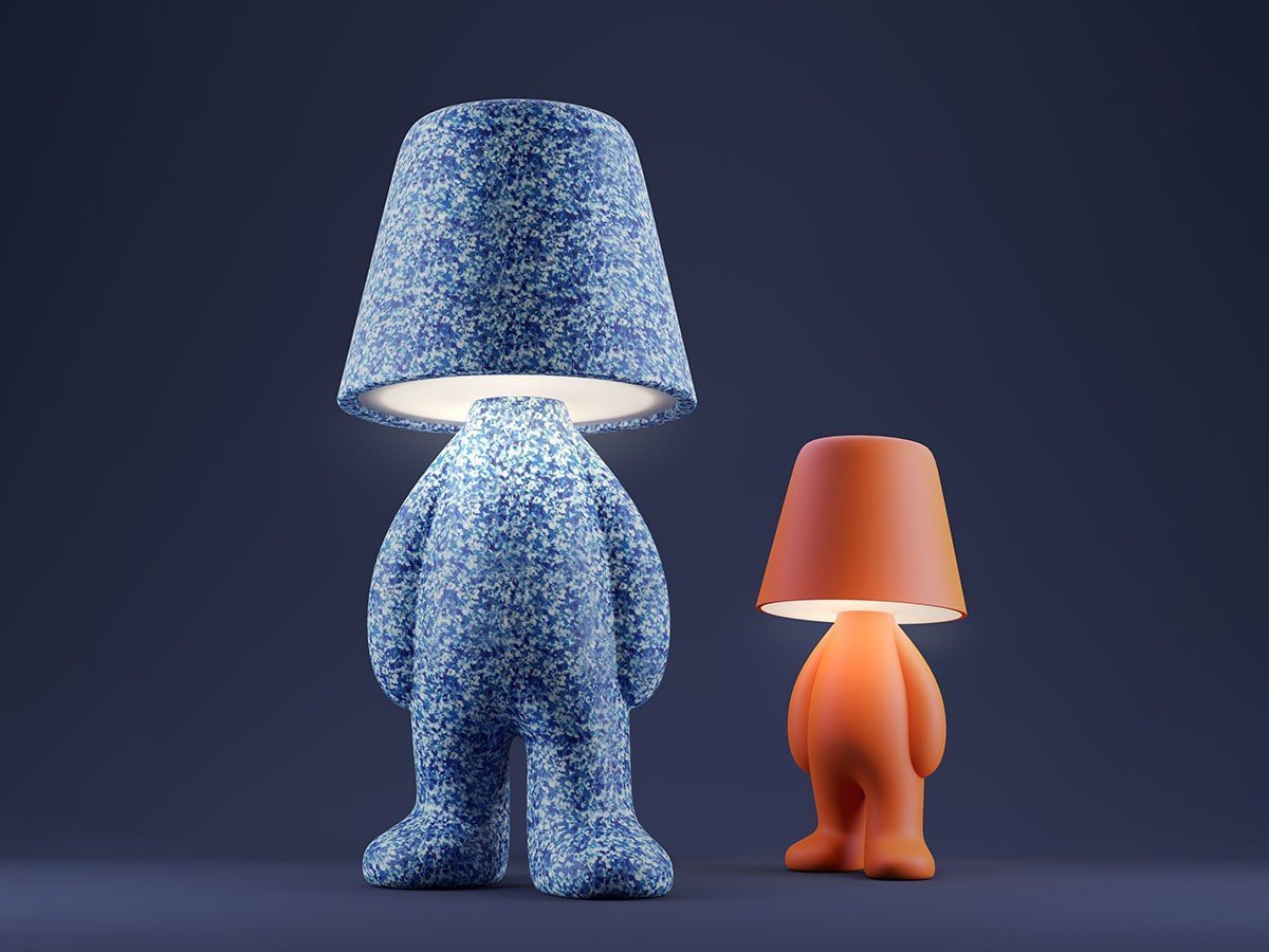 【キーブー/Qeeboo / GOODS】のSweet Brothers Tom / スウィートブラザーズ トム インテリア・キッズ・メンズ・レディースファッション・服の通販 founy(ファニー) 　送料無料　Free Shipping　キャラクター　Character, Licensed Characters　テーブル　Table, Dining Table　ミラノ　Milano Style, Italian-Inspired　ホーム・キャンプ・アウトドア・お取り寄せ　Home Living / Home & Lifestyle / Camping Gear / Outdoor Camping　家具・インテリア　Home Furniture & Interior. Stylish & Functional Living Spaces　ライト・照明　Lamps & Lighting Fixtures　左:同シリーズの「ビッガーブラザーランプ ミックス」、右:本商品|ID: prp329100004928221 ipo3291000000036981118