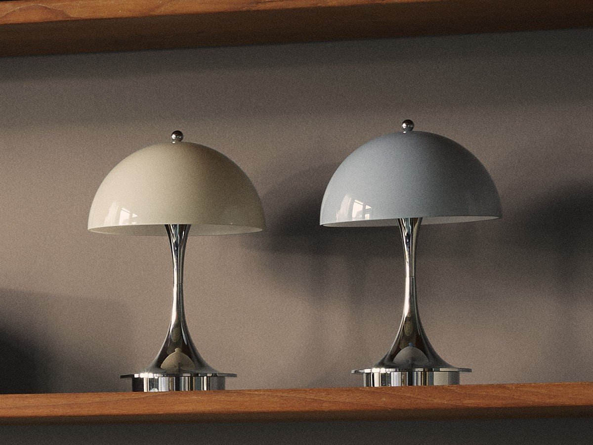 【ルイスポールセン/Louis Poulsen / GOODS】のPanthella 160 Portable V3 / パンテラ 160 ポータブル V3(オパール・クローム) インテリア・キッズ・メンズ・レディースファッション・服の通販 founy(ファニー) 　テーブル　Table, Dining Table　送料無料　Free Shipping　ホーム・キャンプ・アウトドア・お取り寄せ　Home Living / Home & Lifestyle / Camping Gear / Outdoor Camping　家具・インテリア　Home Furniture & Interior. Stylish & Functional Living Spaces　ライト・照明　Lamps & Lighting Fixtures　左 / オパール・ベージュ・クローム、右 / オパール・ブルー・グレー・クローム|ID: prp329100004928362 ipo3291000000036982383