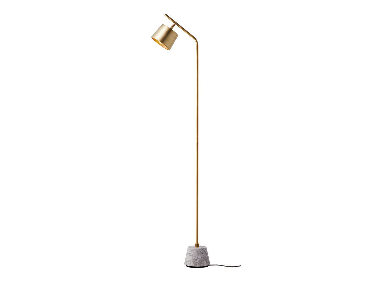 【フライミーパーラー/FLYMEe Parlor / GOODS】のFloor Lamp / フロアーランプ #100234 インテリア・キッズ・メンズ・レディースファッション・服の通販 founy(ファニー) 　送料無料　Free Shipping　シンプル　Simple, Minimal　スタンダード　Standard, Basic　スリム　Slim, Slim Fit　トレンド　Trend, Trending Now　フォルム　Silhouette, Form　ホーム・キャンプ・アウトドア・お取り寄せ　Home Living / Home & Lifestyle / Camping Gear / Outdoor Camping　家具・インテリア　Home Furniture & Interior. Stylish & Functional Living Spaces　ライト・照明　Lamps & Lighting Fixtures　フロアランプ・スタンドライト　Floor Lamp / Standing Lamp　ブラス + ホワイト|ID: prp329100004928620 ipo3291000000036984839