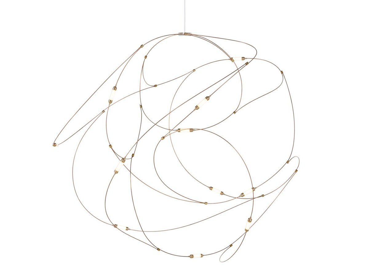 【モーイ/moooi / GOODS】のFlock of Light 11 / フロックオブライト 11 インテリア・キッズ・メンズ・レディースファッション・服の通販 founy(ファニー) 　送料無料　Free Shipping　ガラス　Glass, Glassware　ランダム　Random, Irregular　ワイヤー　Wire, Wired Bra　ホーム・キャンプ・アウトドア・お取り寄せ　Home Living / Home & Lifestyle / Camping Gear / Outdoor Camping　家具・インテリア　Home Furniture & Interior. Stylish & Functional Living Spaces　ライト・照明　Lamps & Lighting Fixtures　ペンダントライト・吊り下げ照明　Pendant Light / Hanging Light Fixture　ランダムな立体配置で方向性が無く、どの方向、どの高さから見てもその美しさを楽しめます。|ID: prp329100004928885 ipo3291000000036988379
