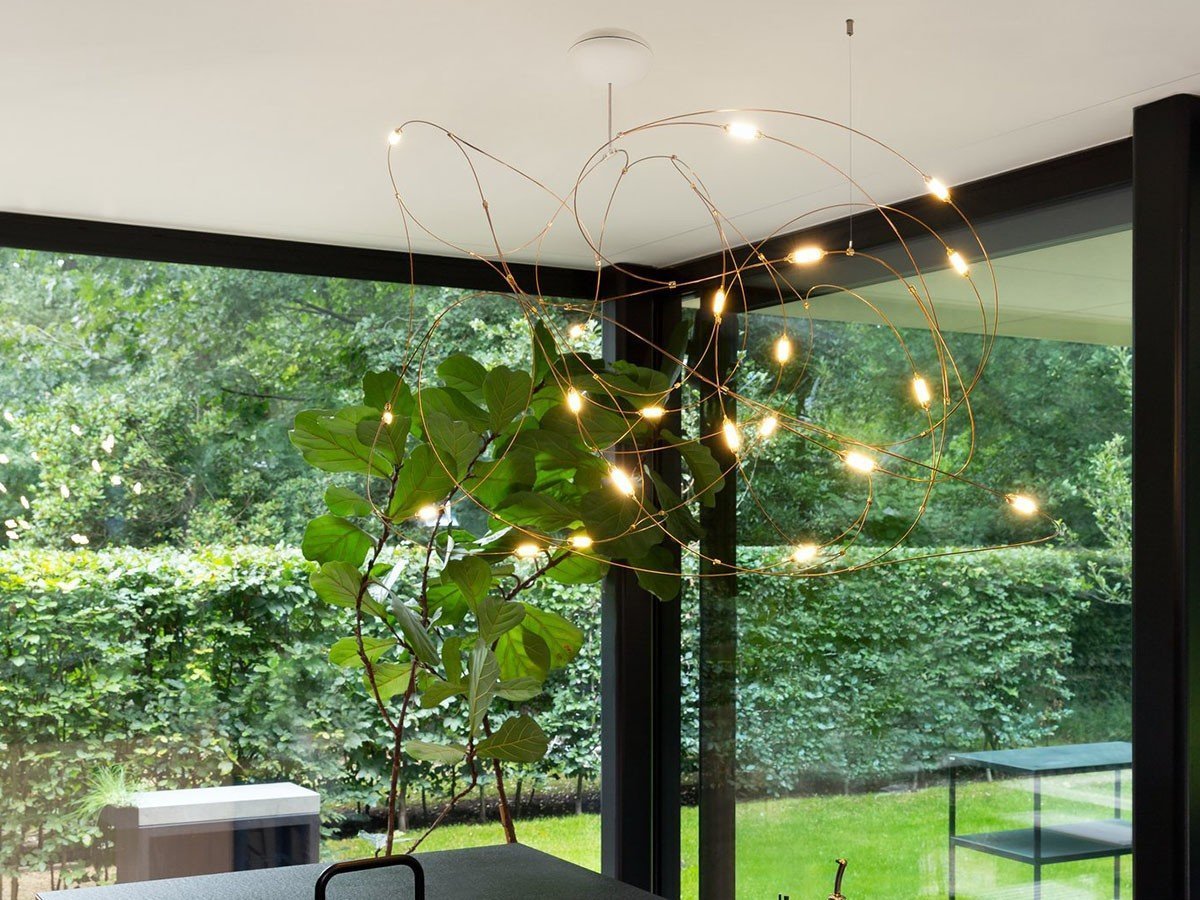 【モーイ/moooi / GOODS】のFlock of Light 11 / フロックオブライト 11 インテリア・キッズ・メンズ・レディースファッション・服の通販 founy(ファニー) 　送料無料　Free Shipping　ガラス　Glass, Glassware　ランダム　Random, Irregular　ワイヤー　Wire, Wired Bra　ホーム・キャンプ・アウトドア・お取り寄せ　Home Living / Home & Lifestyle / Camping Gear / Outdoor Camping　家具・インテリア　Home Furniture & Interior. Stylish & Functional Living Spaces　ライト・照明　Lamps & Lighting Fixtures　ペンダントライト・吊り下げ照明　Pendant Light / Hanging Light Fixture　参考イメージ|ID: prp329100004928885 ipo3291000000036988387